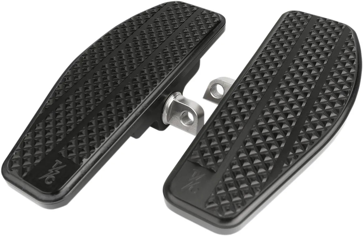 THRASHIN SUPPLY Mini Marchepieds - Sportster/Dyna/Fxr / Softail M8 - Chrome / Noir