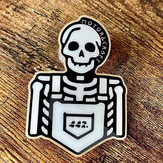 STICKER 442 BLANC