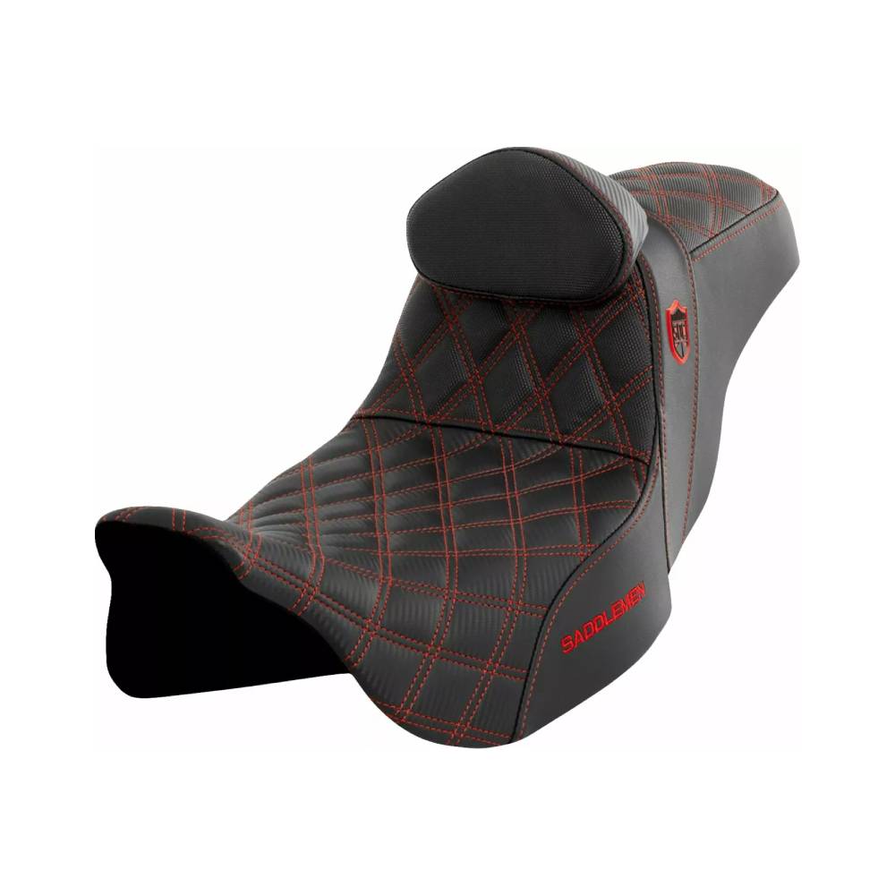 SADDLEMEN SDC FLT TOURING 08-UP - PRO SERIES - ROUGE