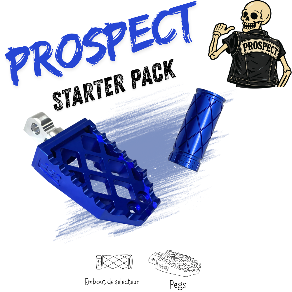 442 Parts - STARTER PACK - PROSPECT - Pegs et embout de sélecteur