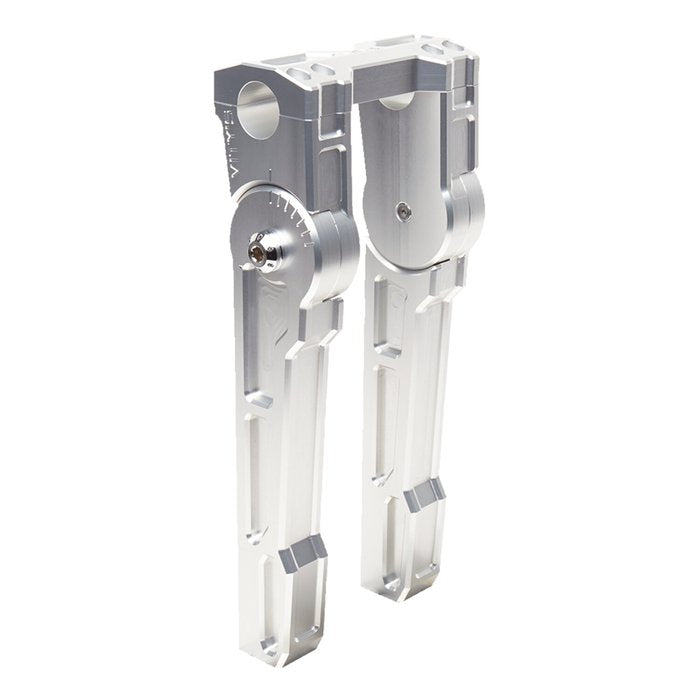 VITY'S - Riser ajustable 8"/10" - Argent anodisé - Ø 1"