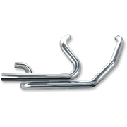 S&S - Collecteur d'échappement Power Tune Duals - Touring 95-08 - Noir ou Chrome