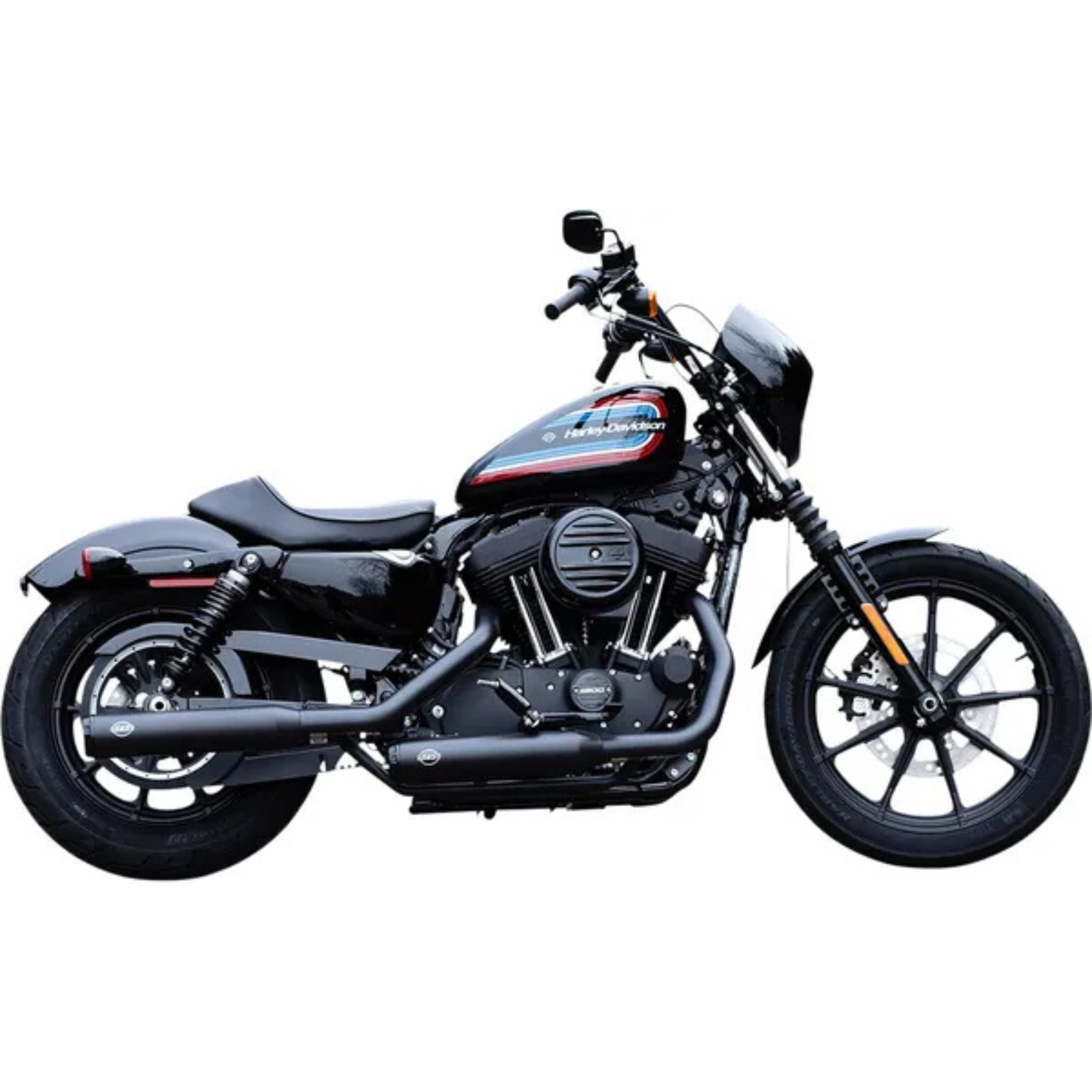S&S - Silencieux Grand National - Sportster XL 14-20 - Noir