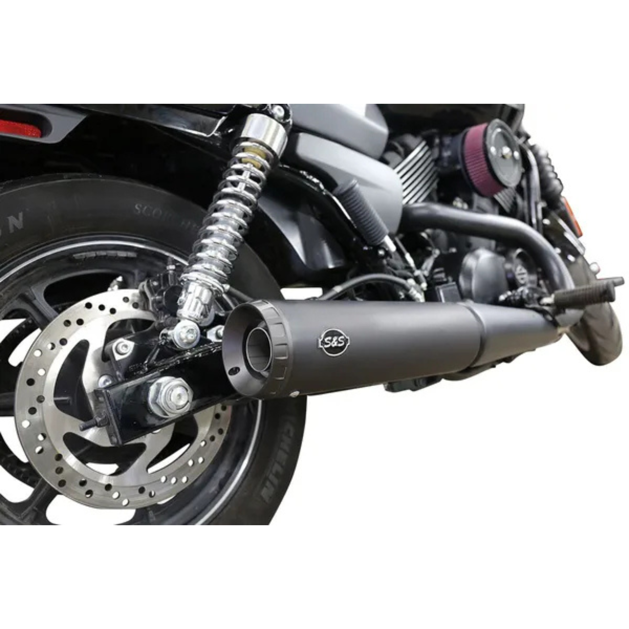 S&S - Silencieux Grand National 4" - Street XG750 15-20 - Noir