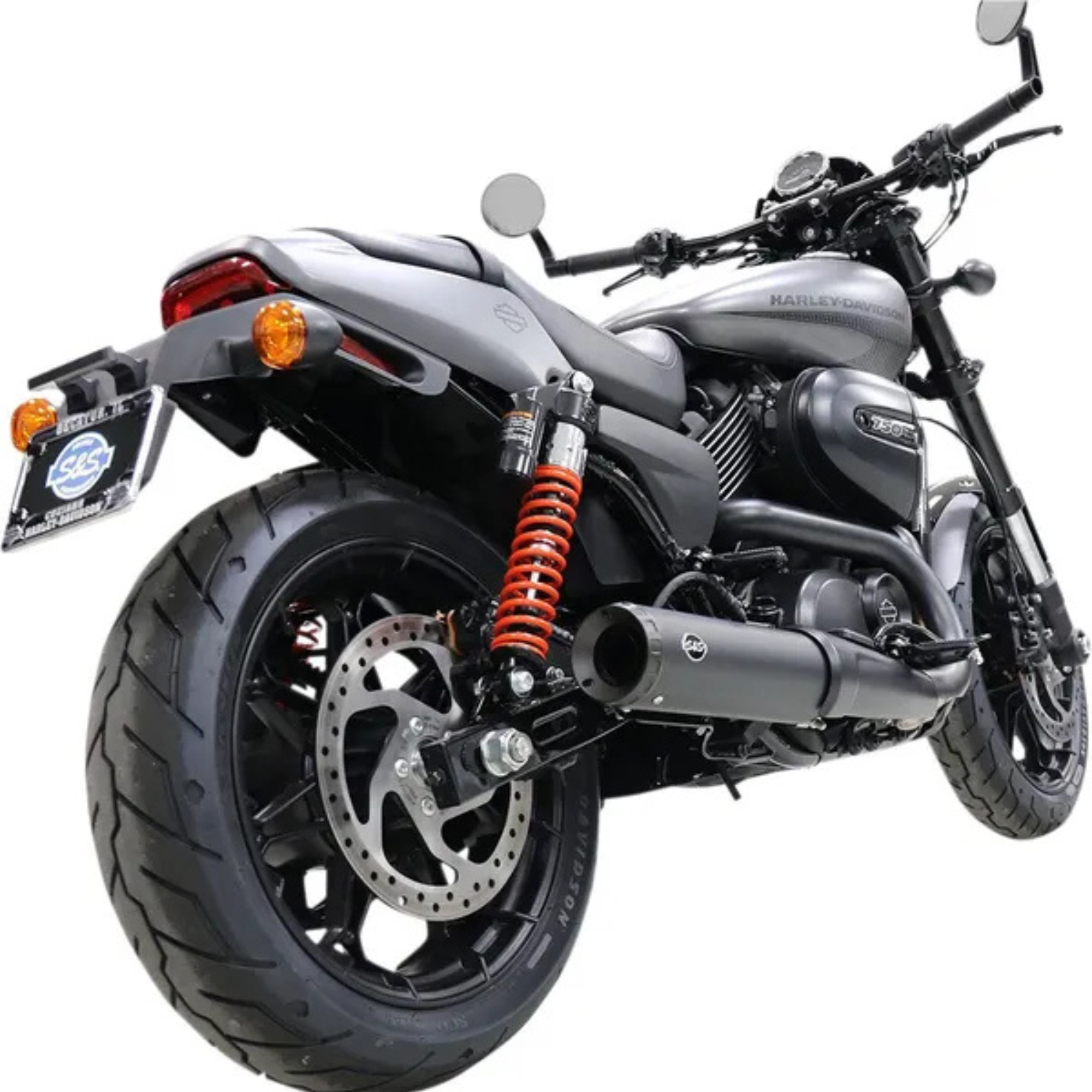 S&S - Silencieux Grand National 4" - Street XG750 15-20 - Noir