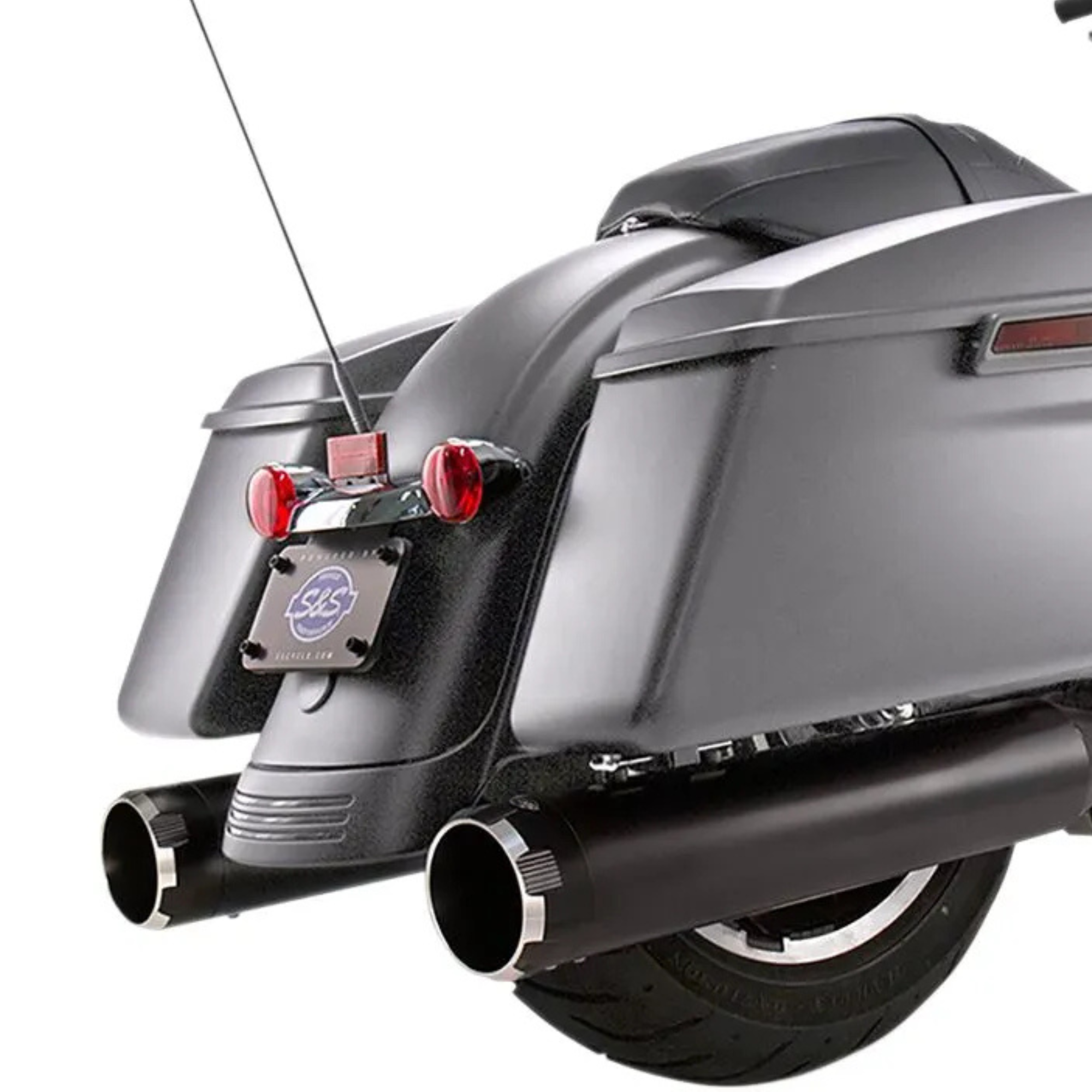 S&S - Silencieux Mk45 Euro 4 - Touring 17-20 - Noir ou Chrome