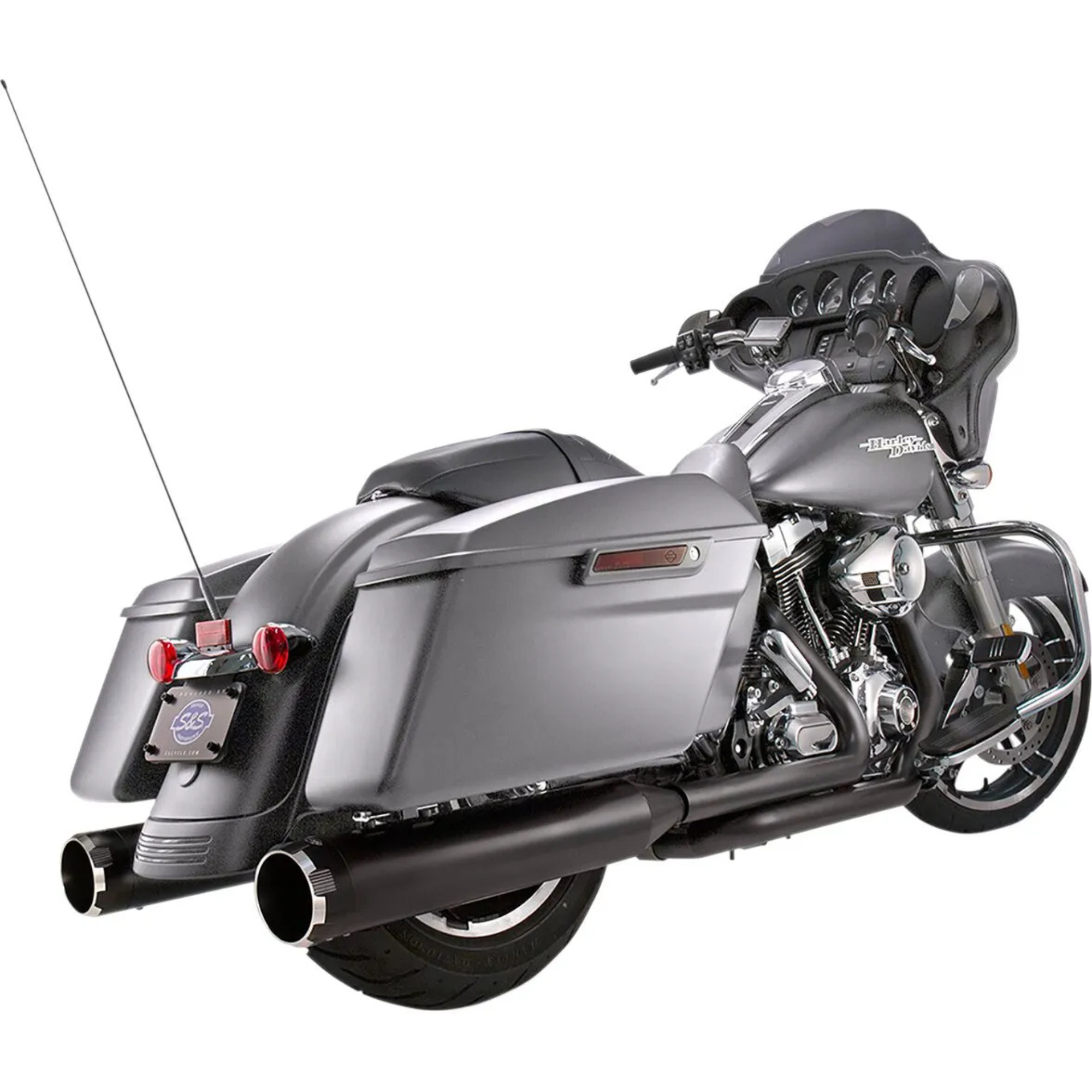 S&S - Silencieux Mk45 Euro 4 - Touring 17-20 - Noir ou Chrome