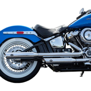 S&S - Silencieux Slash cut - Softail Deluxe & Heritage 18-24 - Chrome