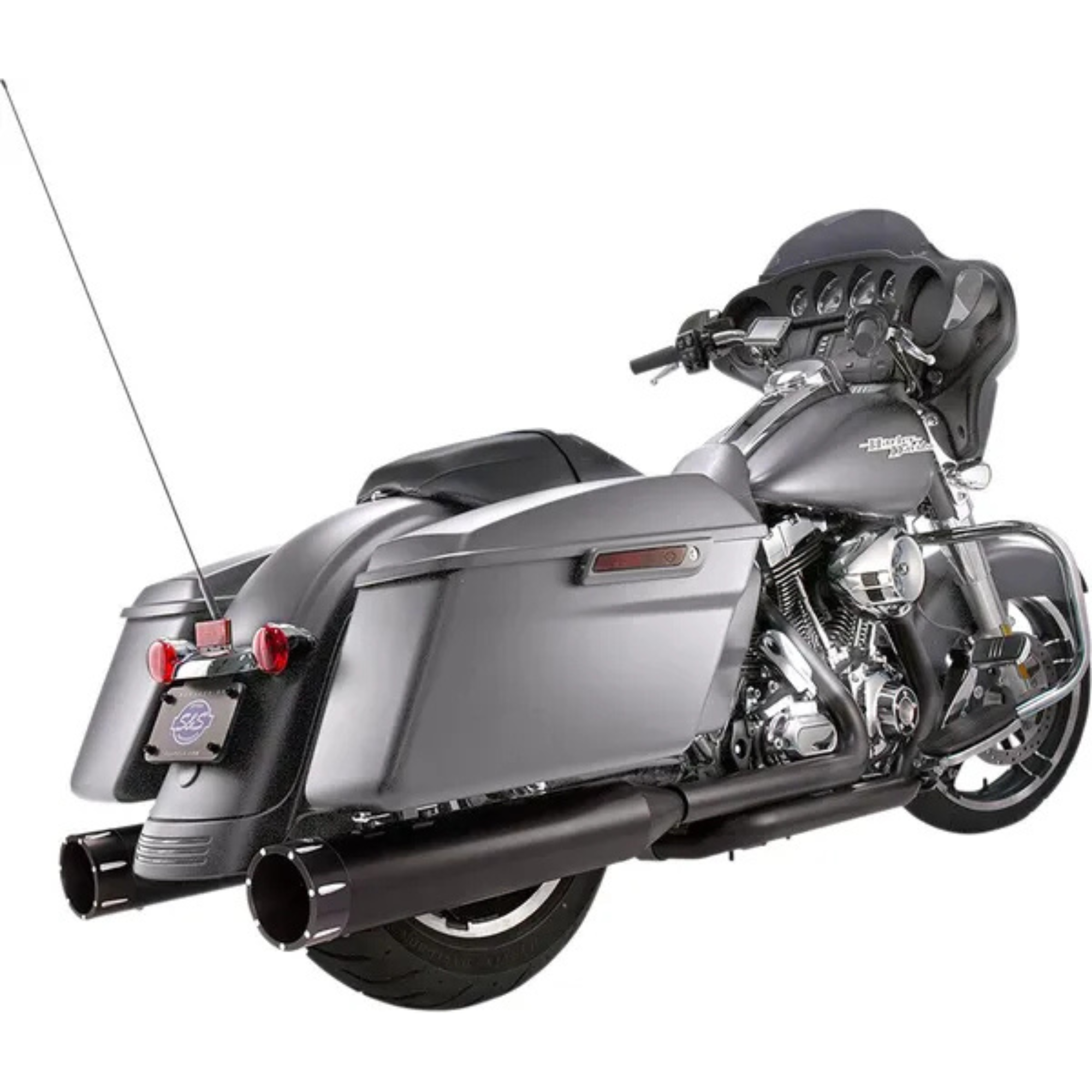 S&S - Silencieux Mk45 Euro 4 - Touring 17-20 - Noir ou Chrome