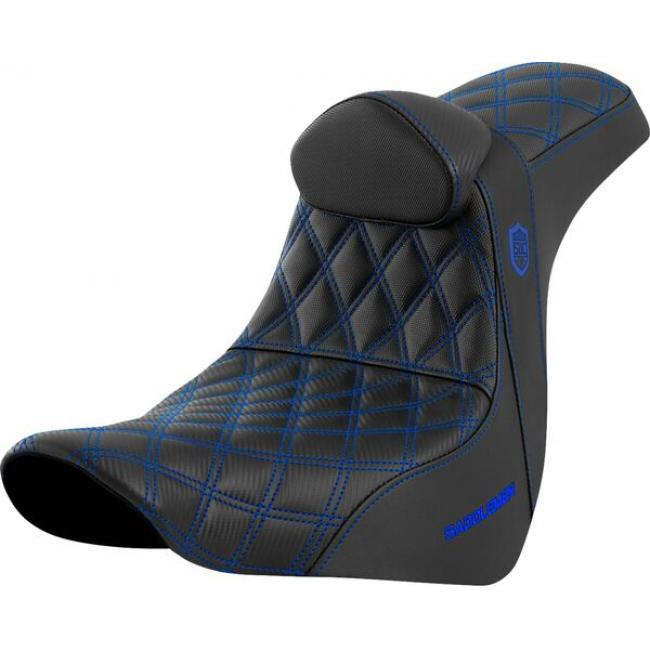 SADDLEMEN Pro Series SDC Seat - Backrest - Low rider ST / Sport Glide 18+ - 8 colors