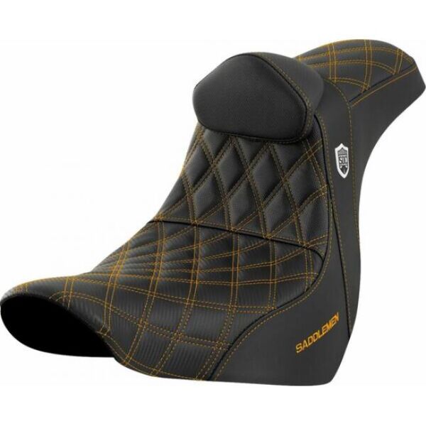 SADDLEMEN Pro Series SDC Seat - Backrest - Low rider ST / Sport Glide 18+ - 8 colors