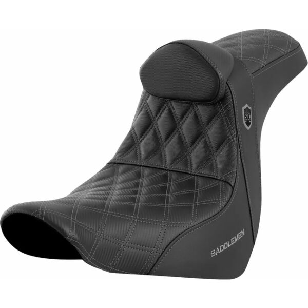 SADDLEMEN Pro Series SDC Seat - Backrest - Low rider ST / Sport Glide 18+ - 8 colors