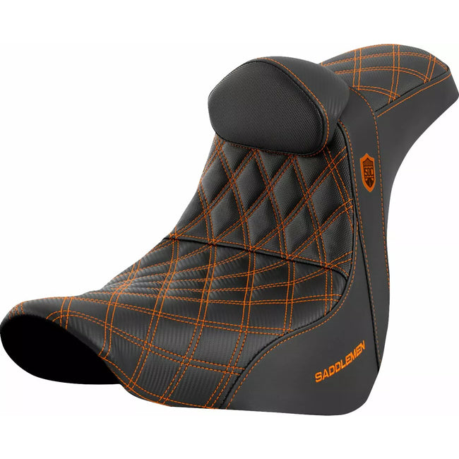SADDLEMEN Pro Series SDC Seat - Backrest - Low rider ST / Sport Glide 18+ - 8 colors