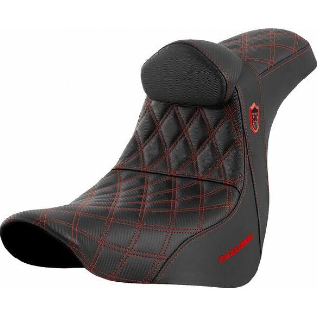 SADDLEMEN Pro Series SDC Seat - Backrest - Low rider ST / Sport Glide 18+ - 8 colors