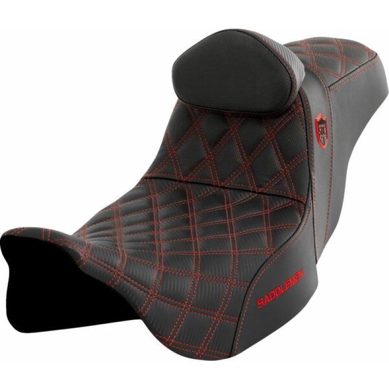 SADDLEMEN Pro Series SDC Seat - Backrest - Touring 08+ - 8 colors