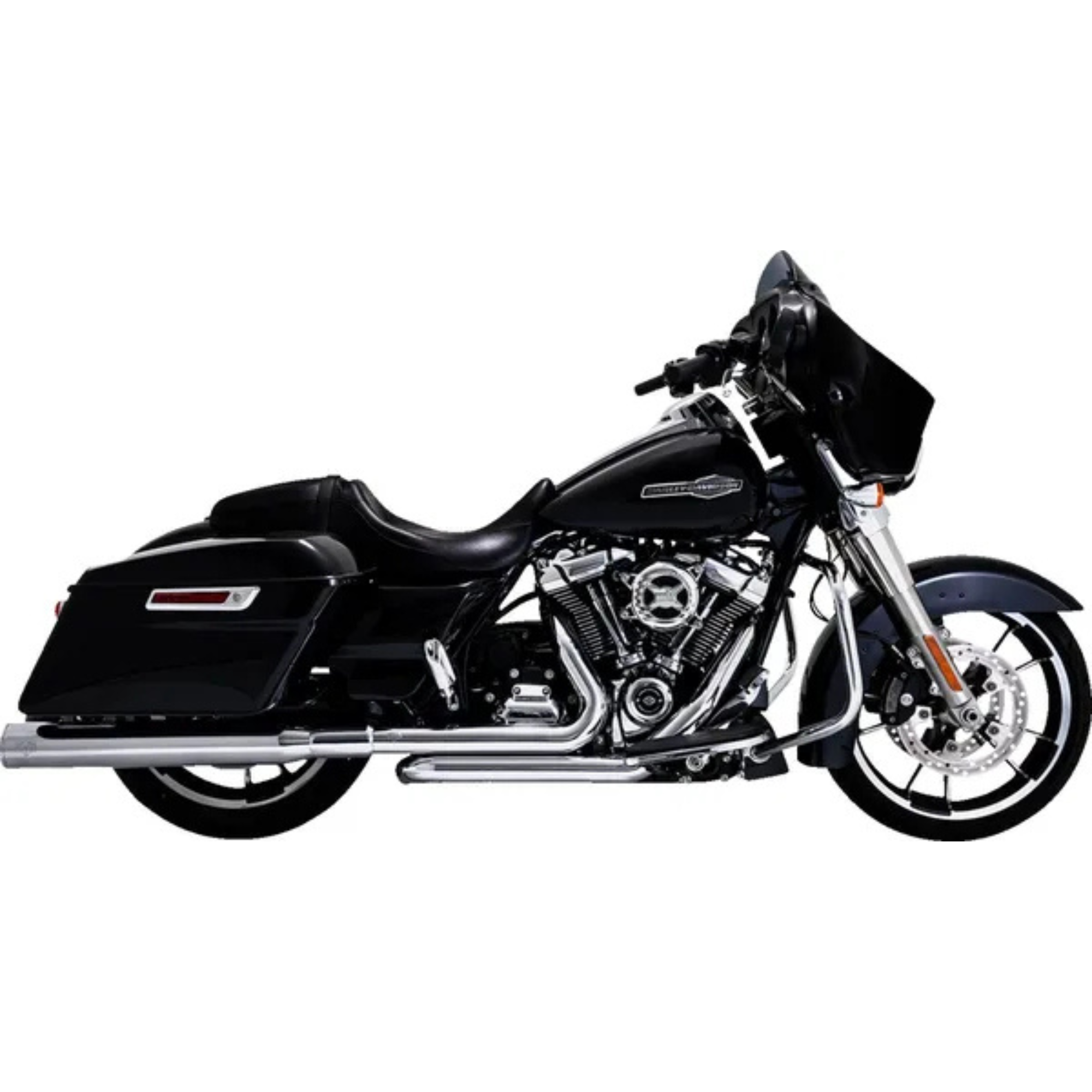 VANCE & HINES - Collecteur d'échappement Dresser Duals PCX - Touring M8 17+ - Chrome ou Noir