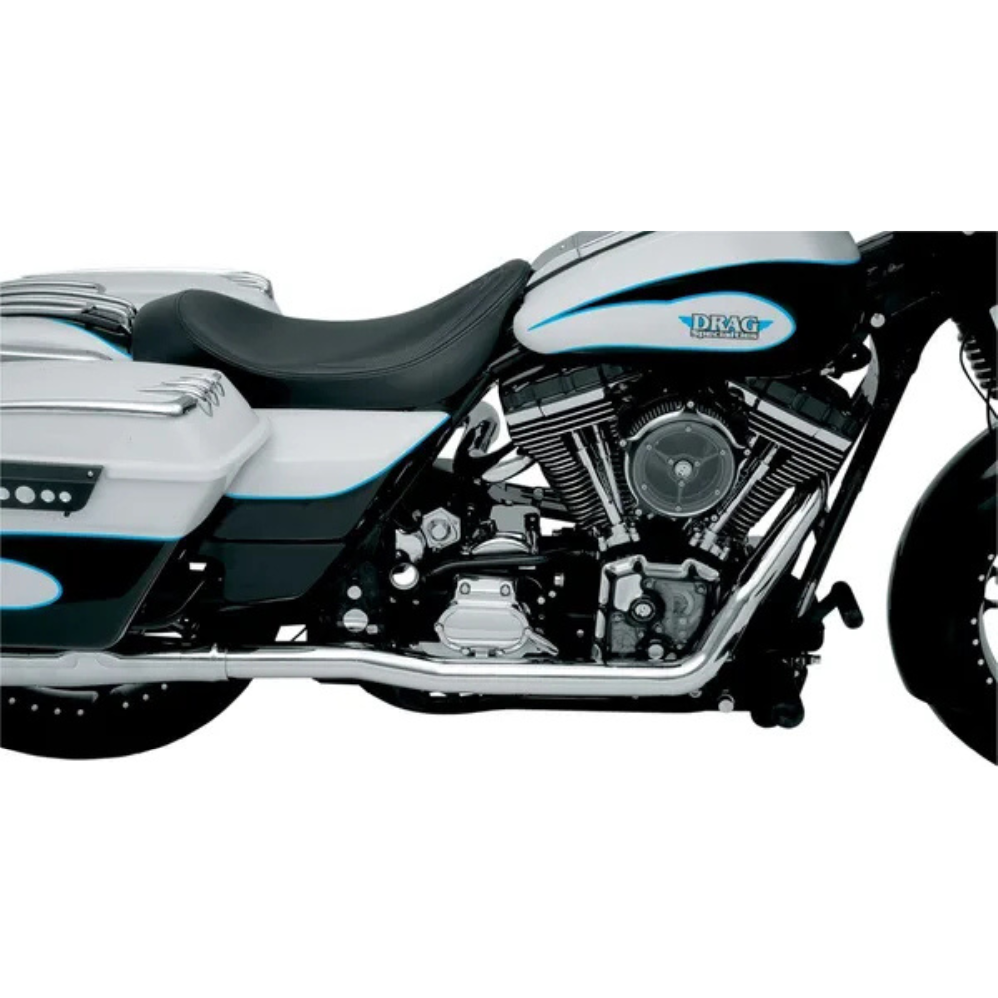 VANCE & HINES - Collecteur d'échappement Dresser Duals PCX - Touring 95-08 - Chrome
