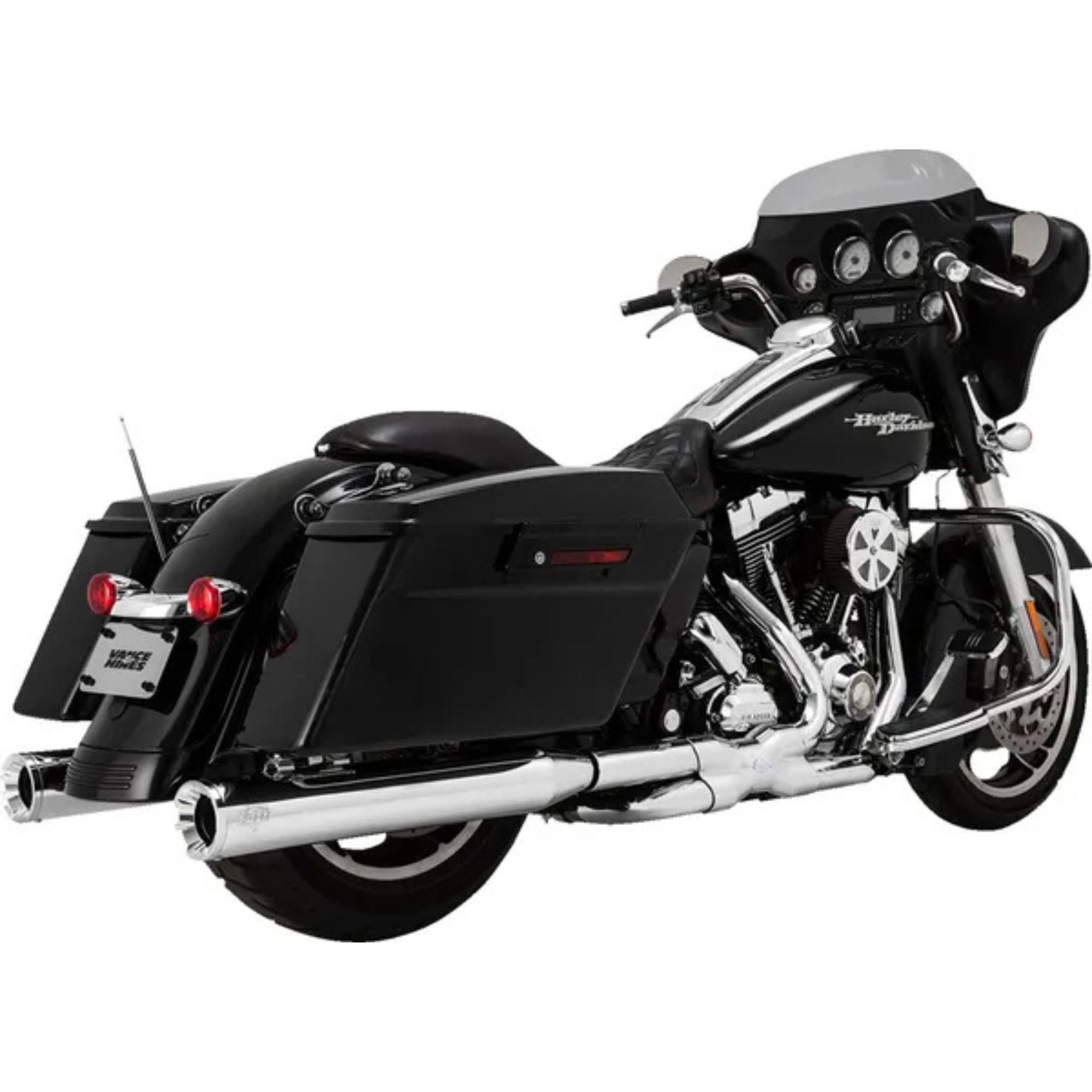 VANCE & HINES - Collecteur d'échappement Power Duals PCX - Touring 09-16 - Chrome