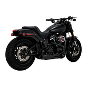 VANCE & HINES - Echappement 2-en-1 HI-Output PCX short - Softail 18-24 - Noir ou Inox brossé