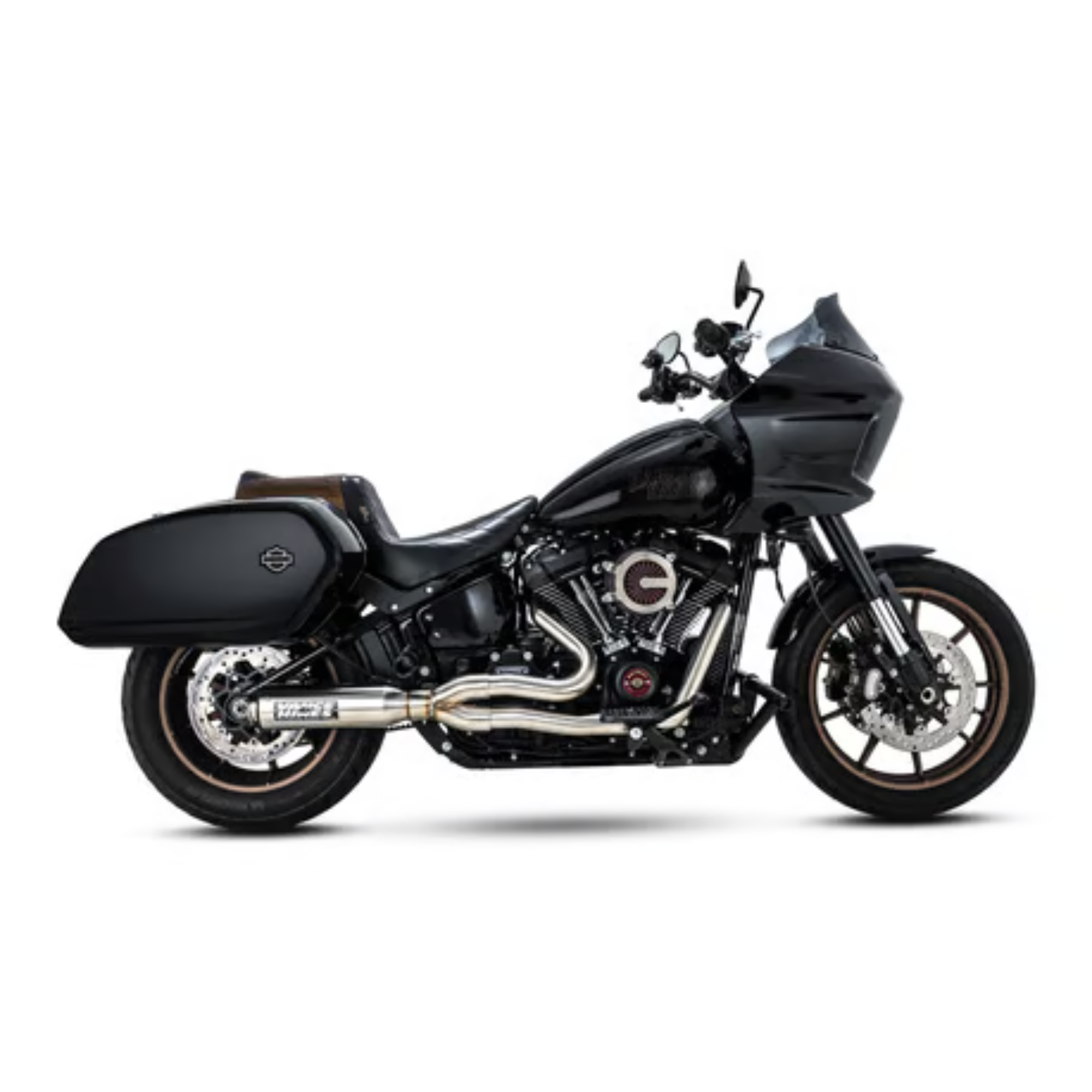VANCE & HINES - Echappement 2-en-1 Supersport PCX - Softail 18-26 Inox brossé