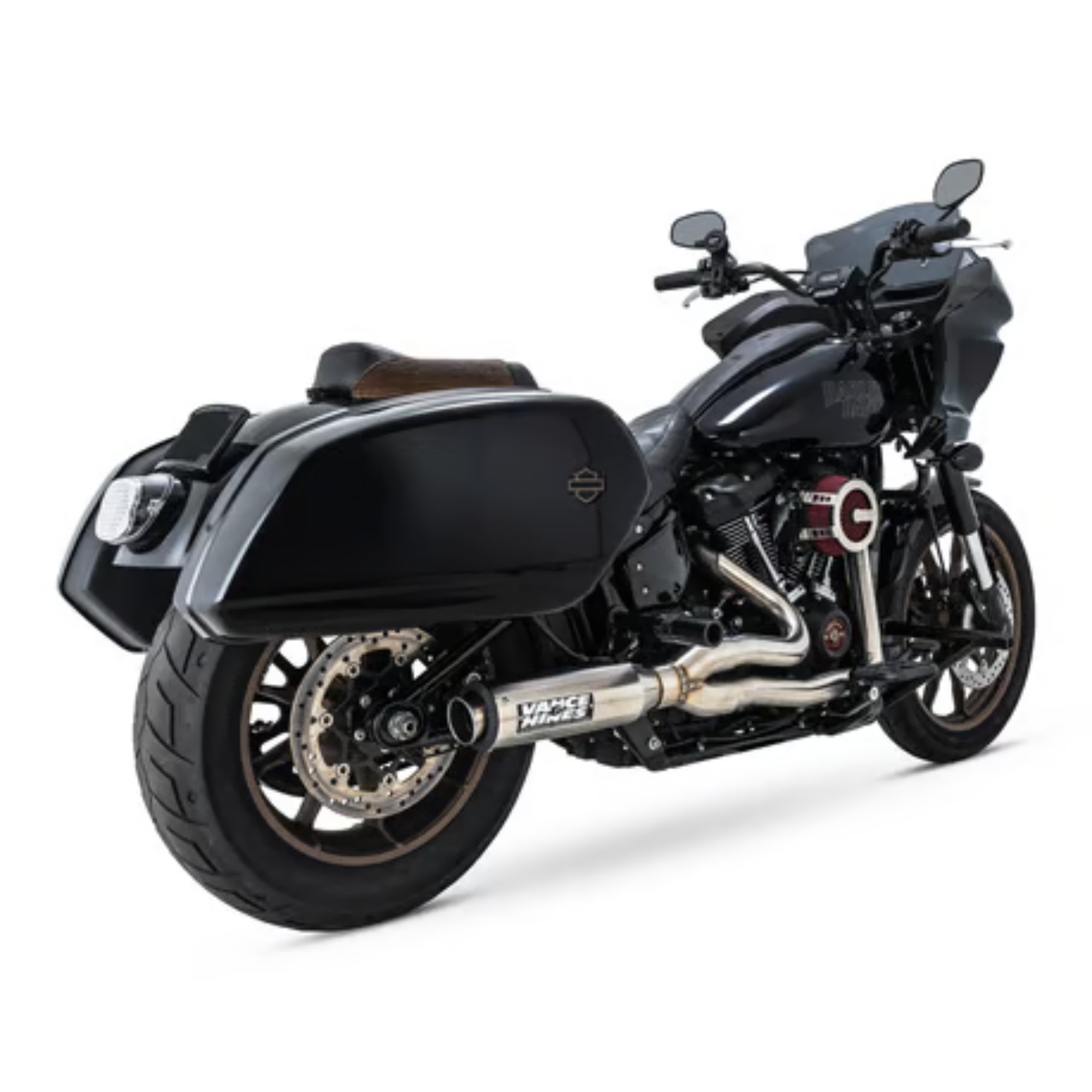 VANCE & HINES - Echappement 2-en-1 Supersport PCX - Softail 18-26 Inox brossé