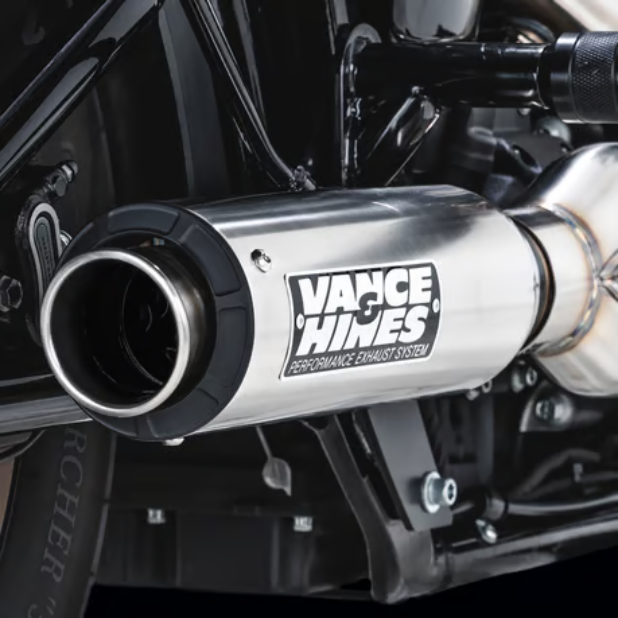 VANCE & HINES - Echappement 2-en-1 Supersport PCX - Softail 18-26 Inox brossé