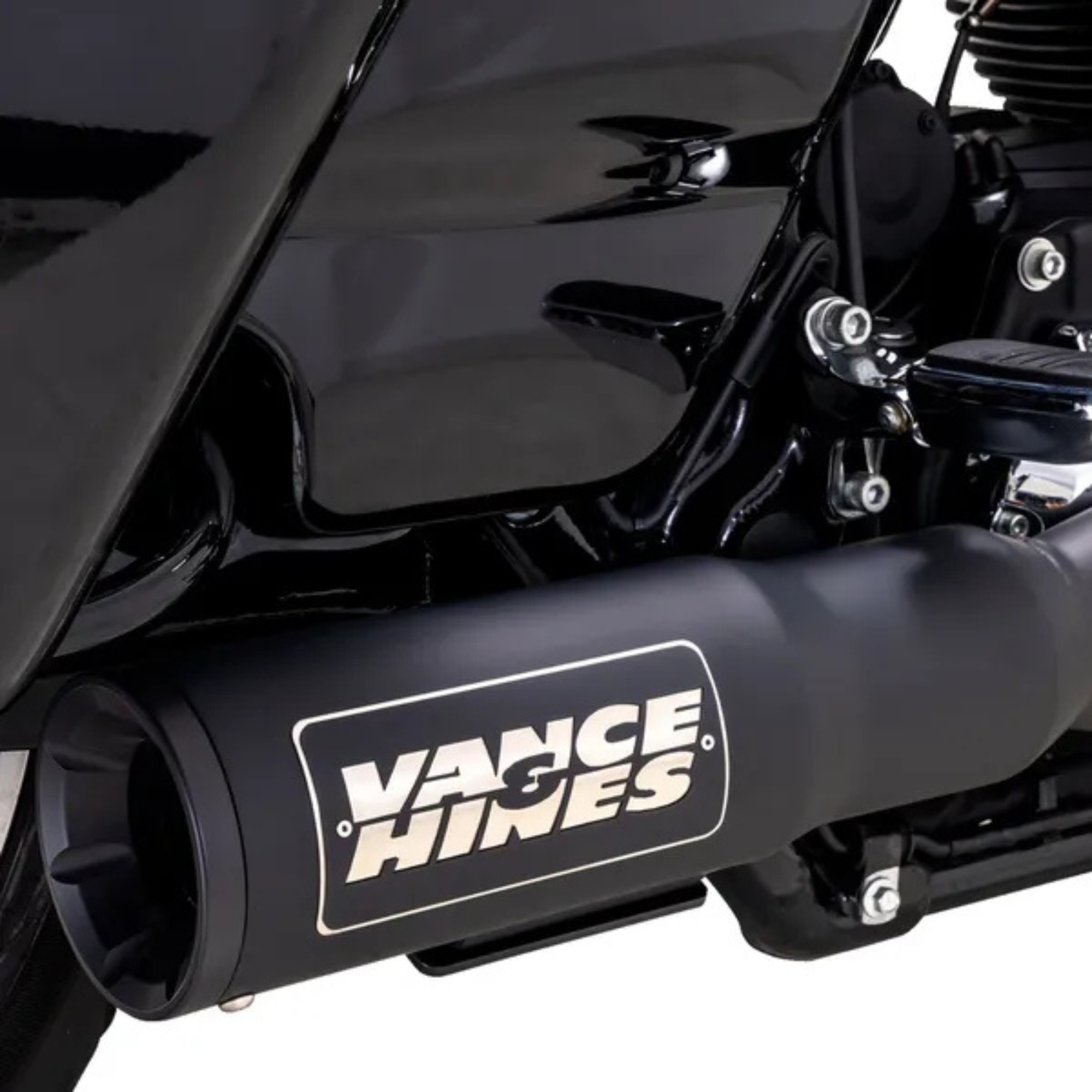 VANCE & HINES - Echappement 2 en 1 High Output PCX - Touring 17-24 - Inox Brossé ou Noir