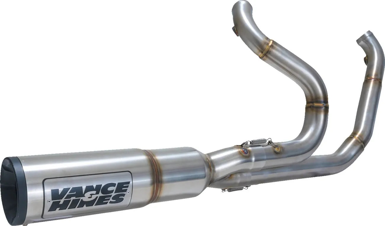 VANCE & HINES - Echappement 2 en 1 High Output PCX - Touring 17-24 - Inox Brossé ou Noir
