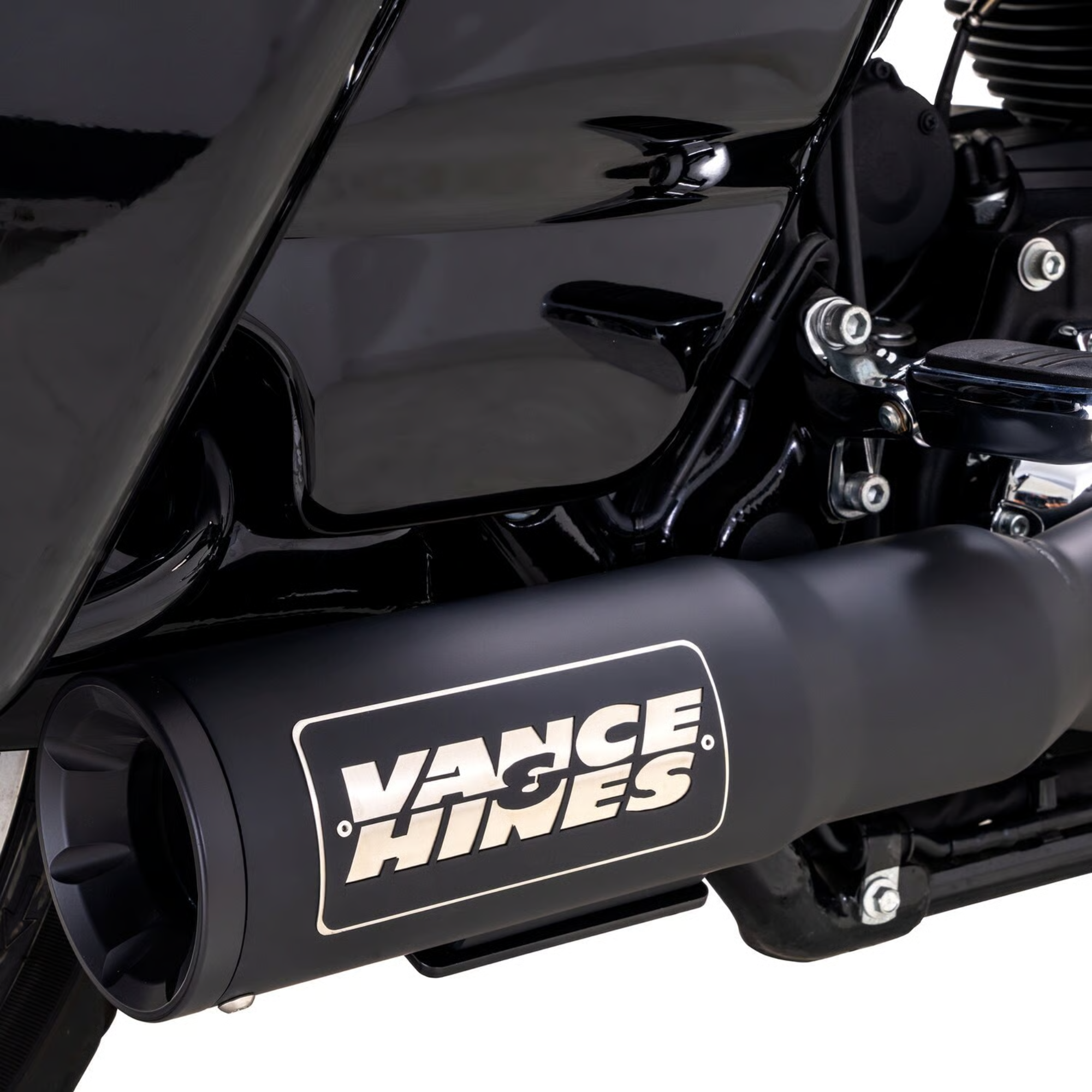 VANCE & HINES - Echappement 2 en 1 High Output RR PCX - Touring 17-24 - Inox Brossé ou Noir