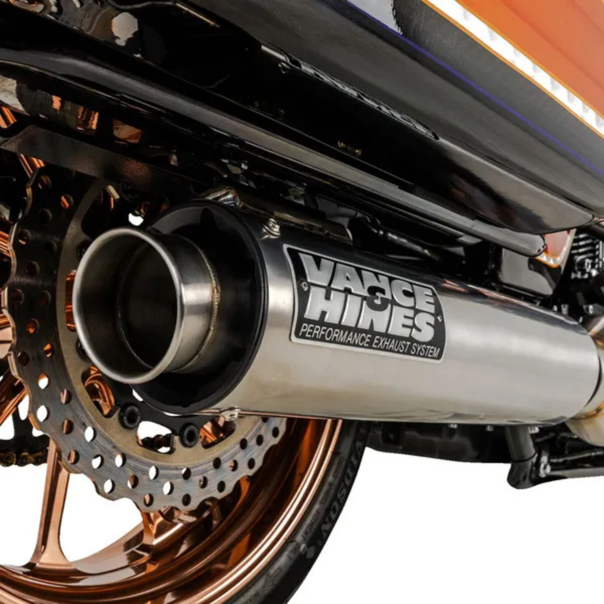 VANCE & HINES - Echappement 2 en 1 Supersport PCX - Touring M8 17+ - Inox Brossé