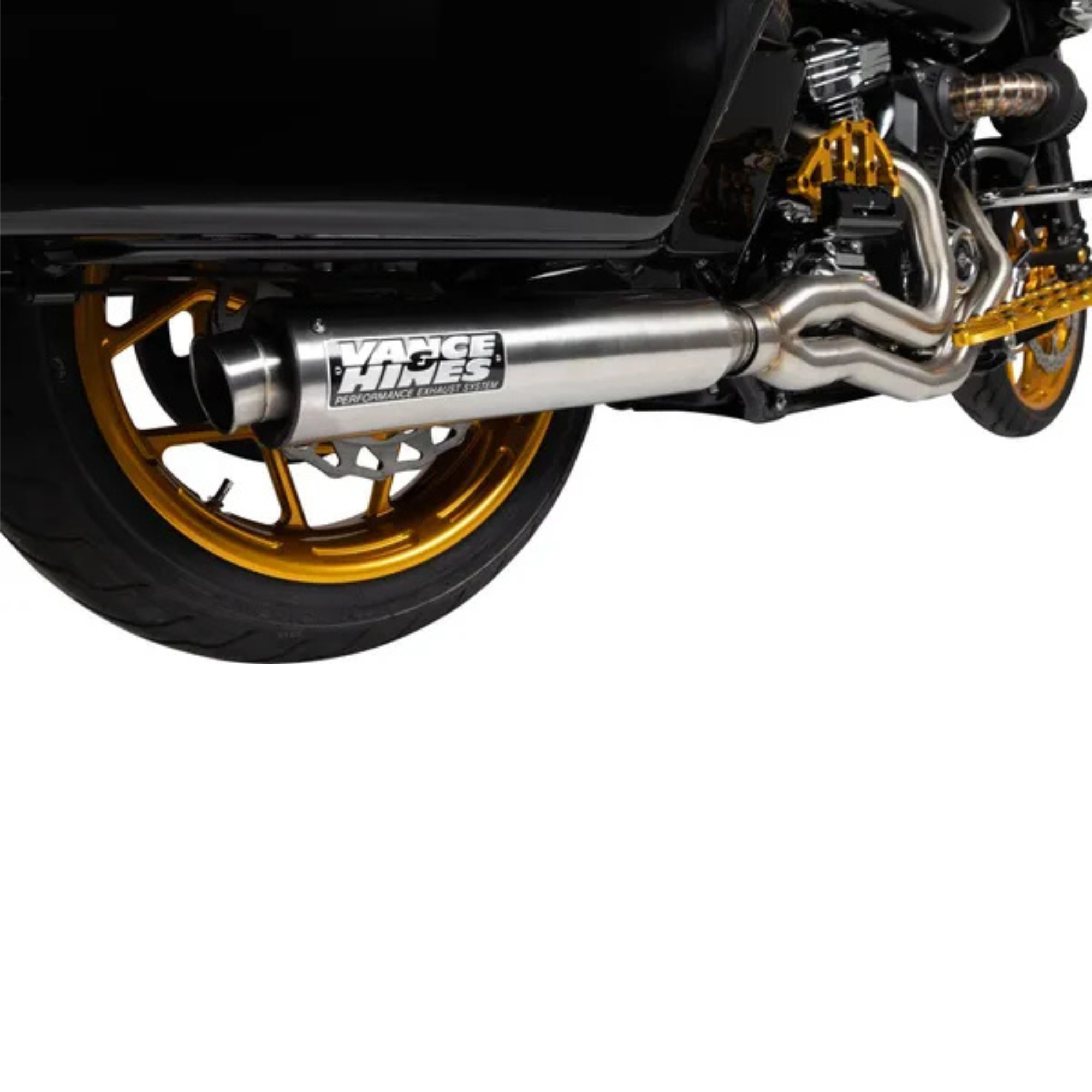 VANCE & HINES - Echappement 2 en 1 Supersport PCX - Touring M8 17+ - Inox Brossé