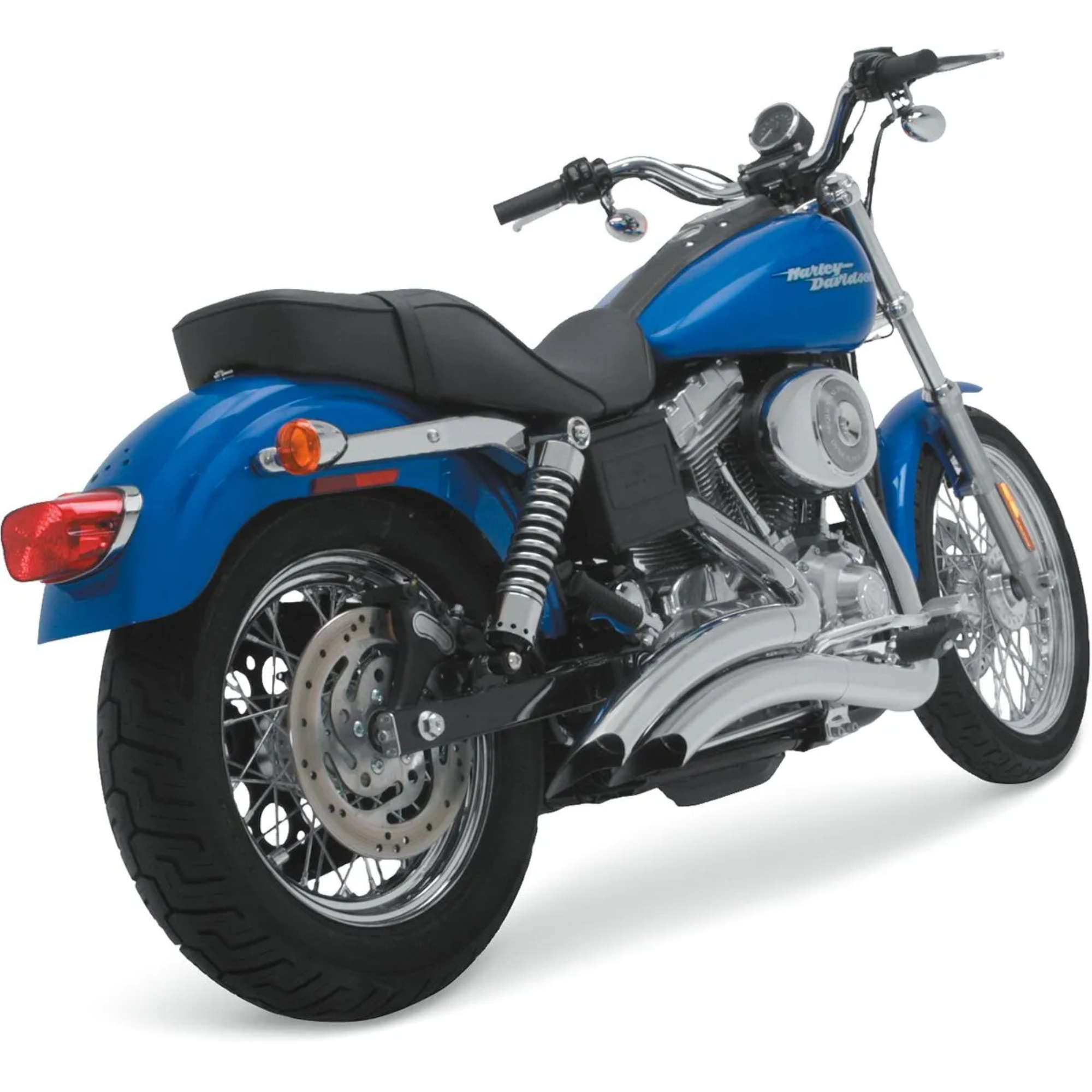 VANCE & HINES - Echappement 2 en 2 Big Radius - Dyna 91-05 Chrome