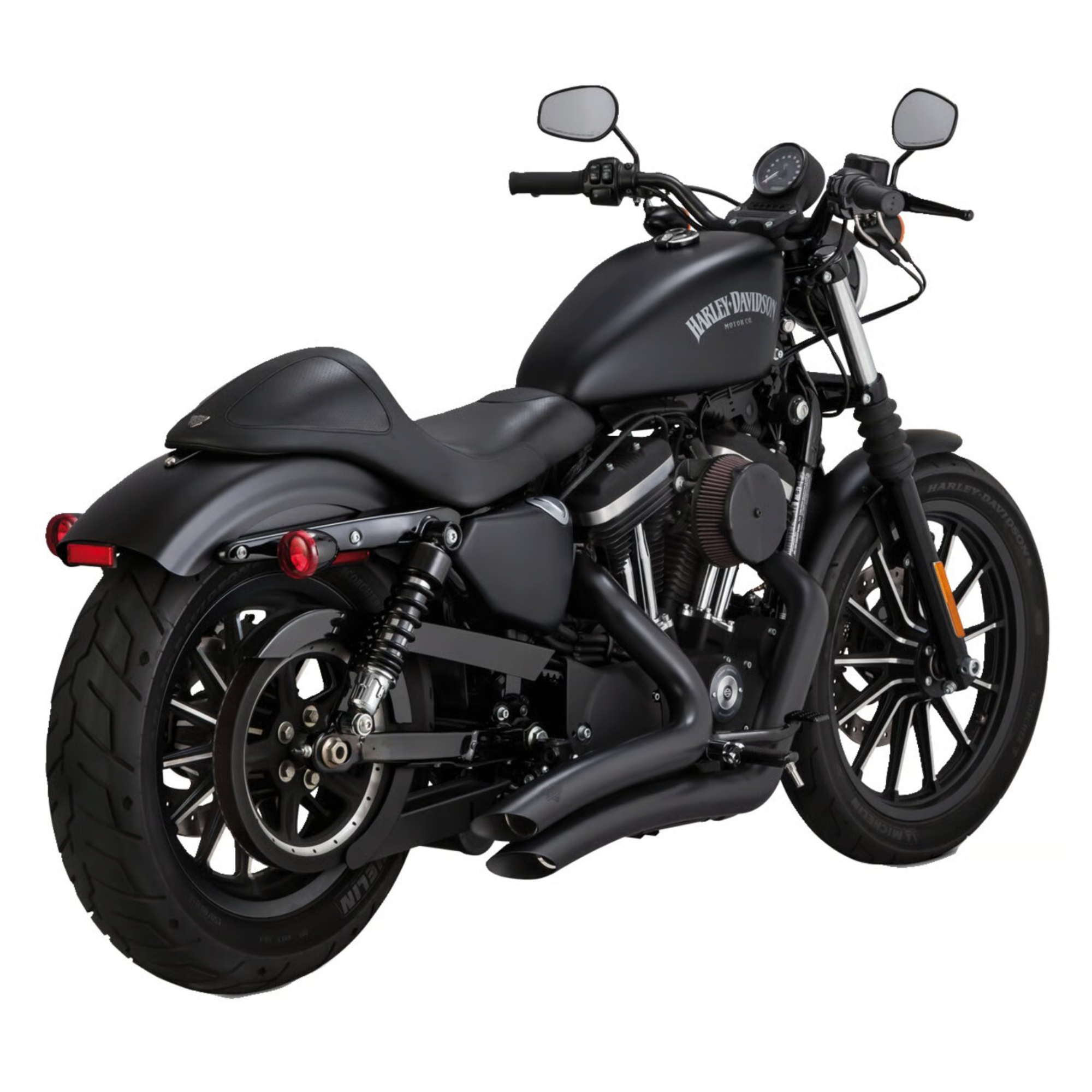 VANCE & HINES - Echappement 2 en 2 Big Radius - Sportster XL 14-20 Noir