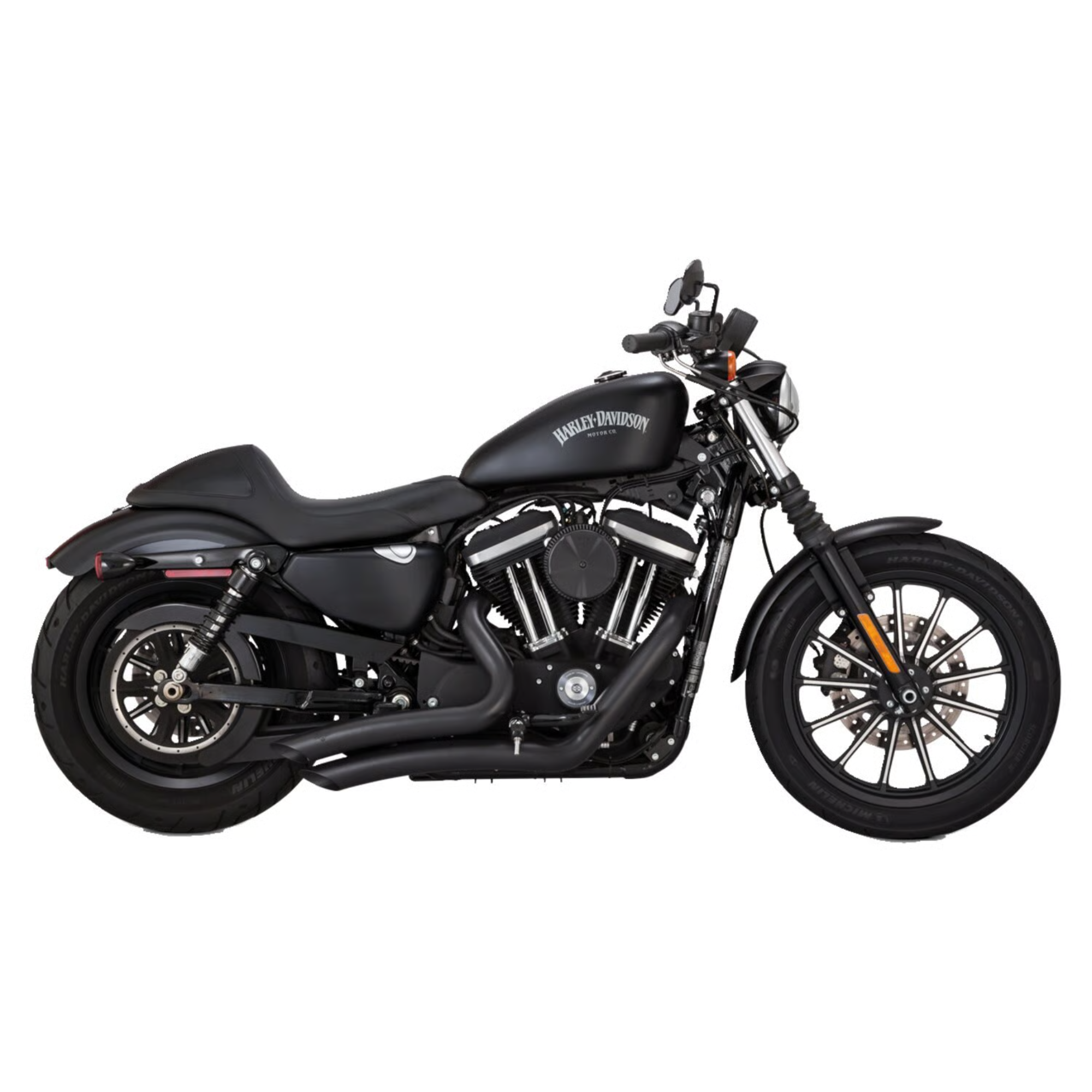 VANCE & HINES - Echappement 2 en 2 Big Radius - Sportster XL 14-20 Noir
