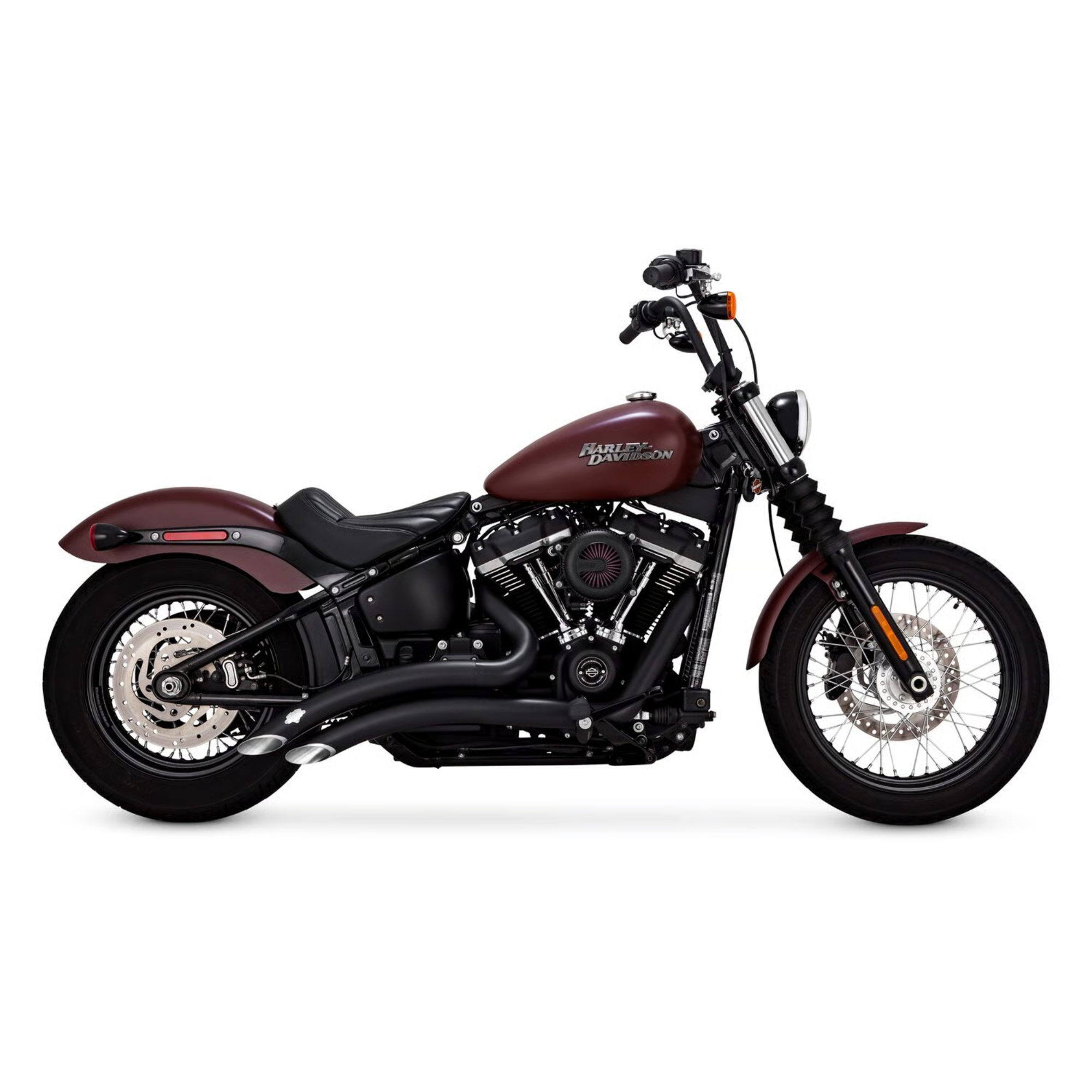 VANCE & HINES - Echappement 2 en 2 Big Radius PCX - Softail 18-24 - Chrome ou Noir