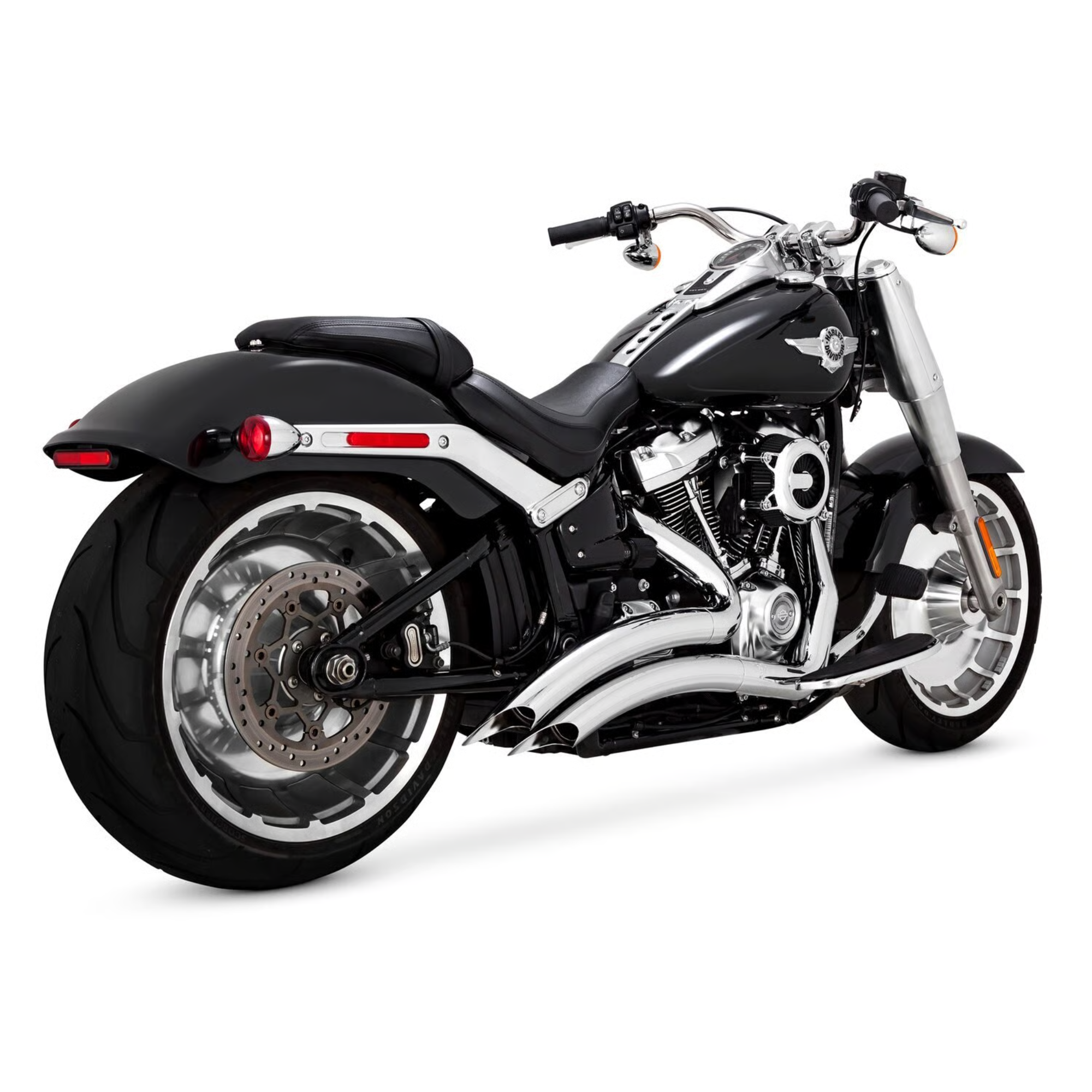 VANCE & HINES - Echappement 2 en 2 Big Radius PCX - 18-24 FXBR/FLFB 19-20 FXDR  - Chrome ou Noir