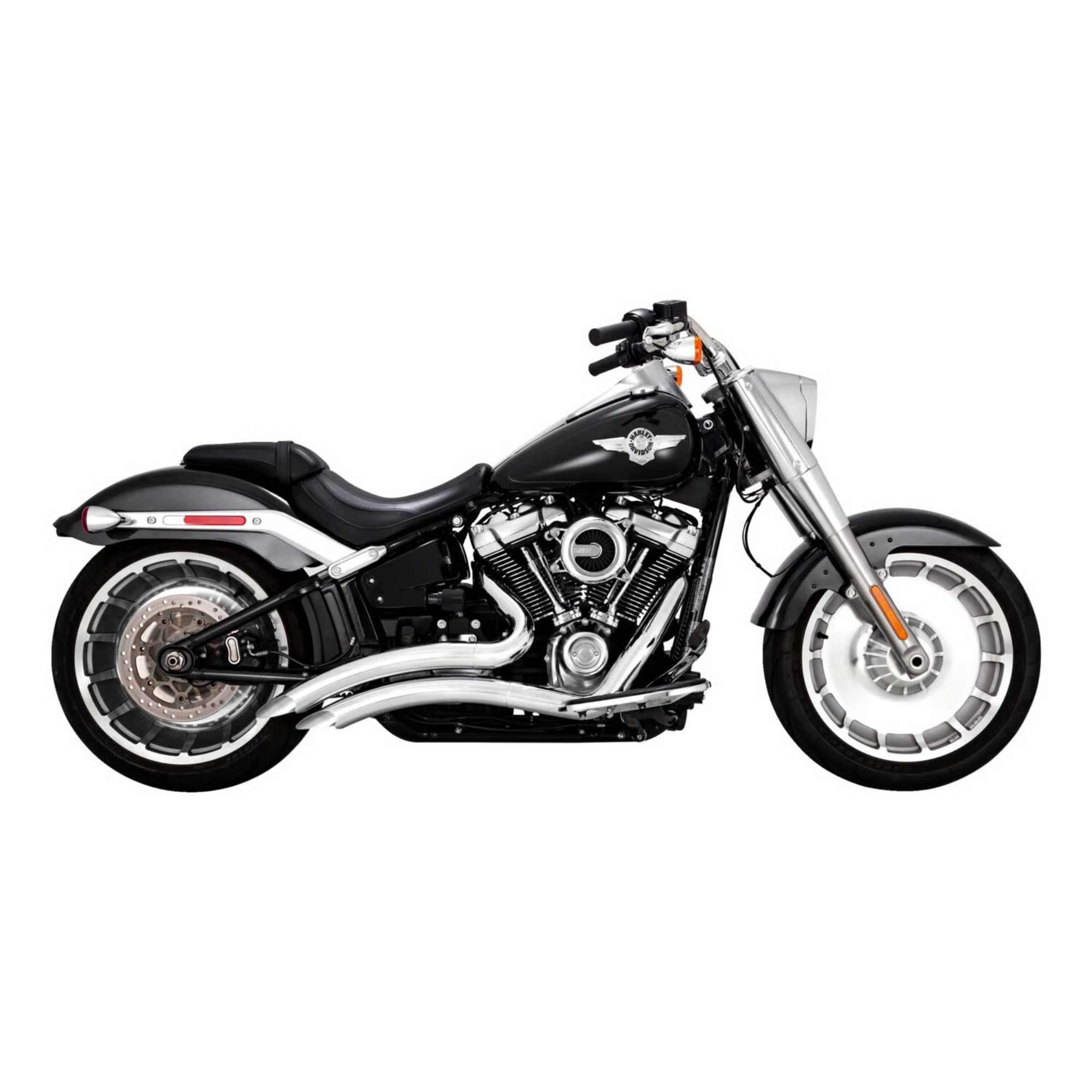 VANCE & HINES - Echappement 2 en 2 Big Radius PCX - 18-24 FXBR/FLFB 19-20 FXDR  - Chrome ou Noir