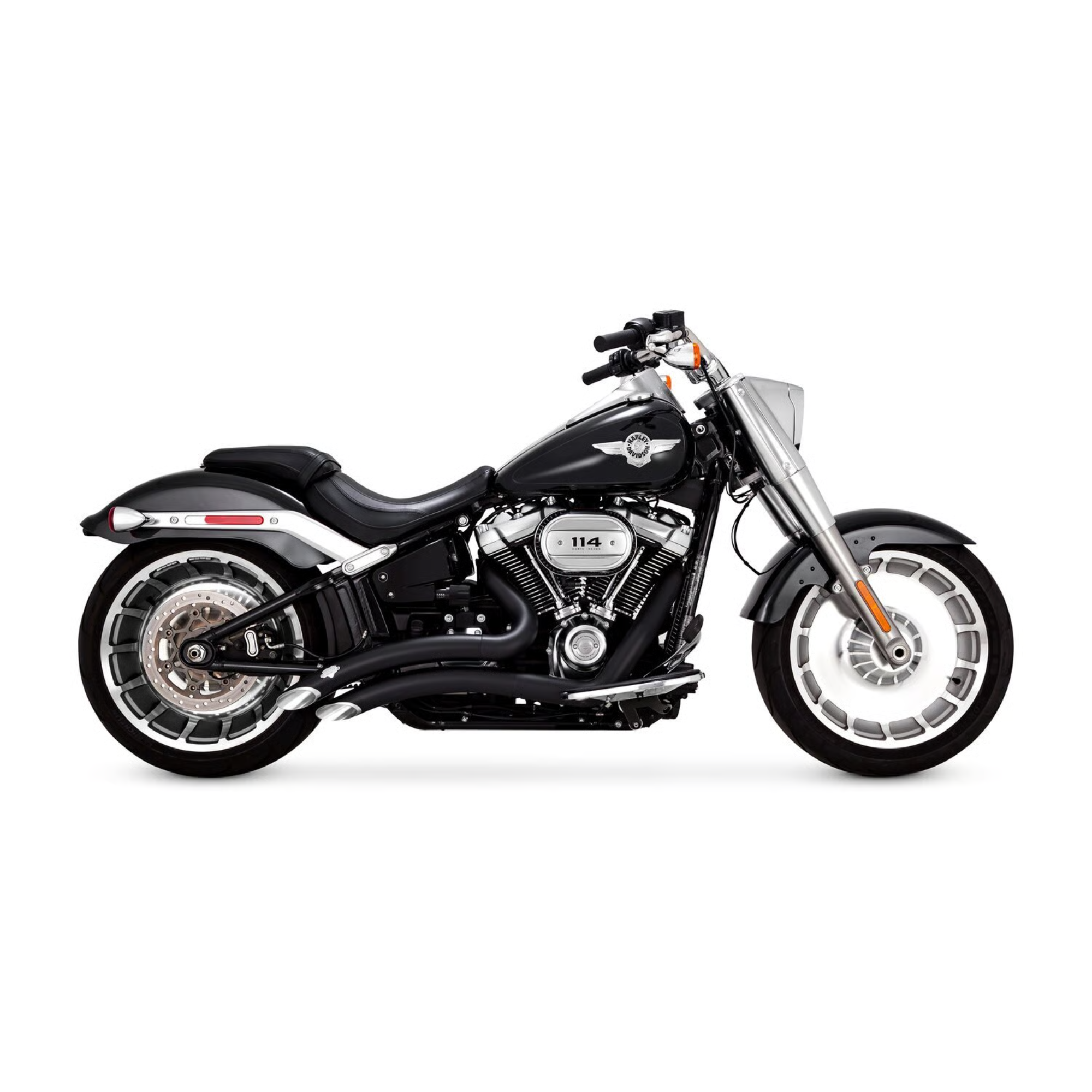 VANCE & HINES - Echappement 2 en 2 Big Radius PCX - 18-24 FXBR/FLFB 19-20 FXDR  - Chrome ou Noir