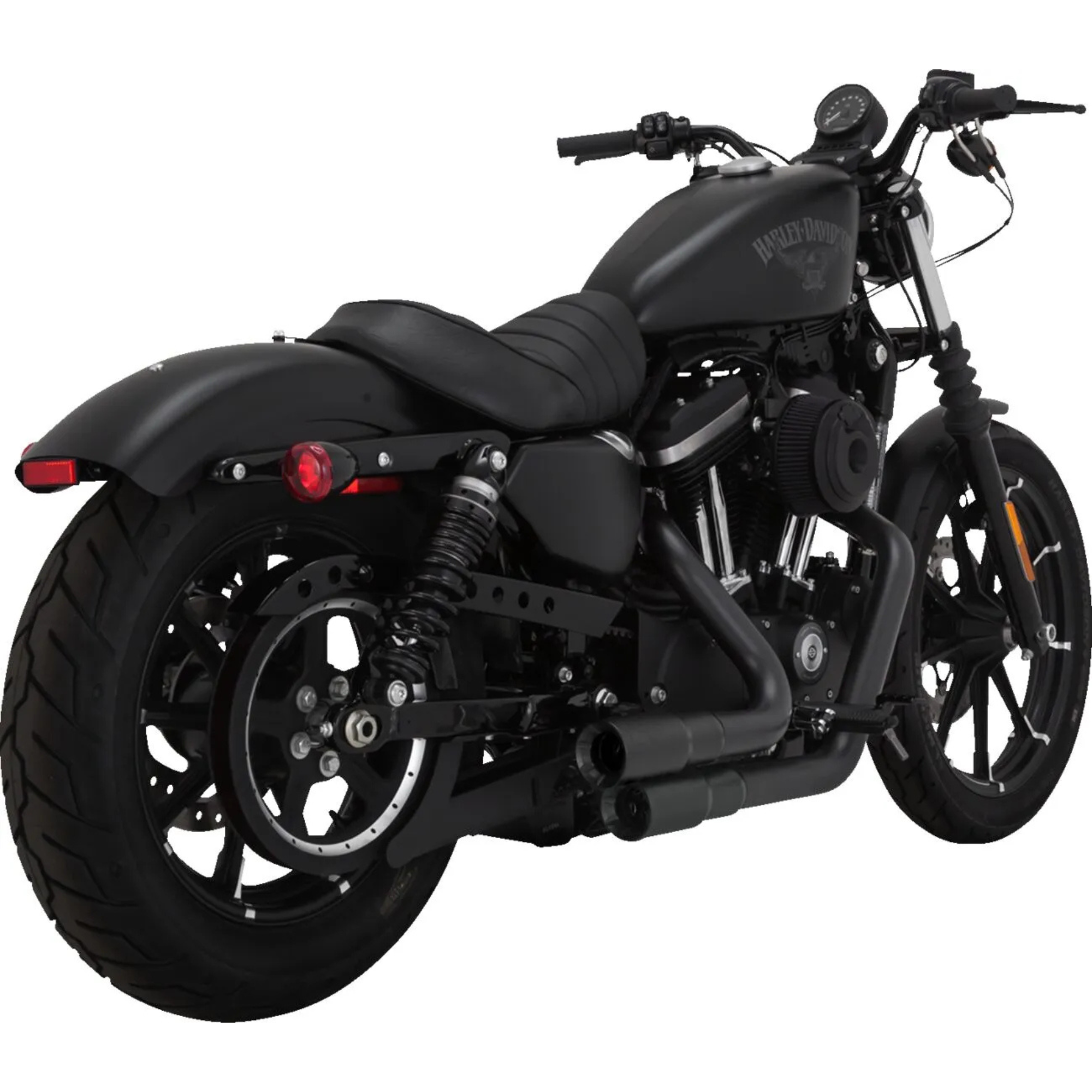 VANCE & HINES - Echappement 2 en 2 Mini Grenades - Sportster XL 04-13 - Noir