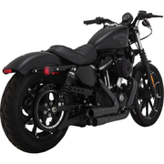 VANCE & HINES - Echappement 2 en 2 Mini Grenades PCX - Sportster XL 14-20 - Noir