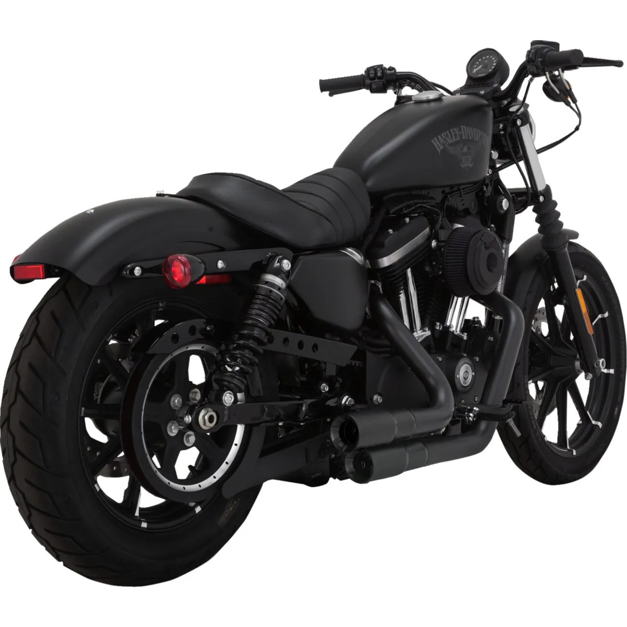 VANCE & HINES - Echappement 2 en 2 Mini Grenades PCX - Sportster XL 14-20 - Noir