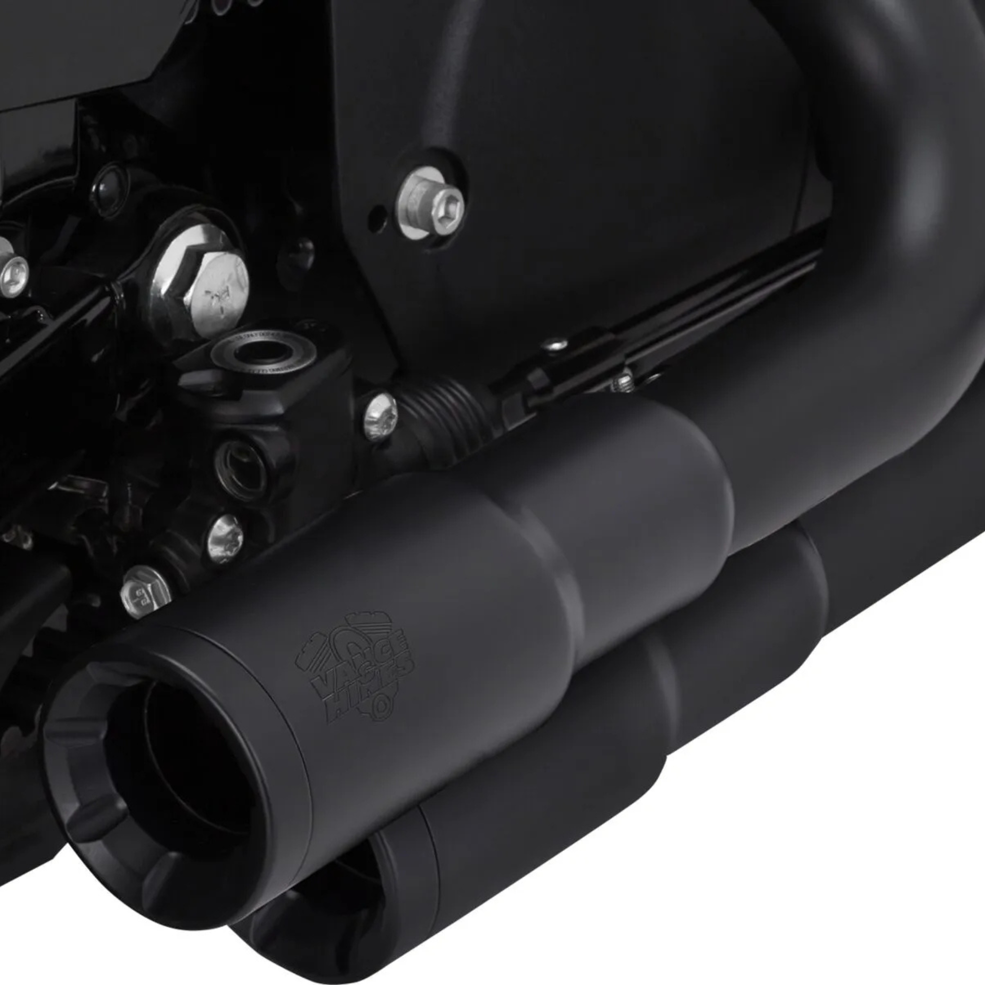 VANCE & HINES - Echappement 2 en 2 Mini Grenades PCX - Sportster XL 14-20 - Noir