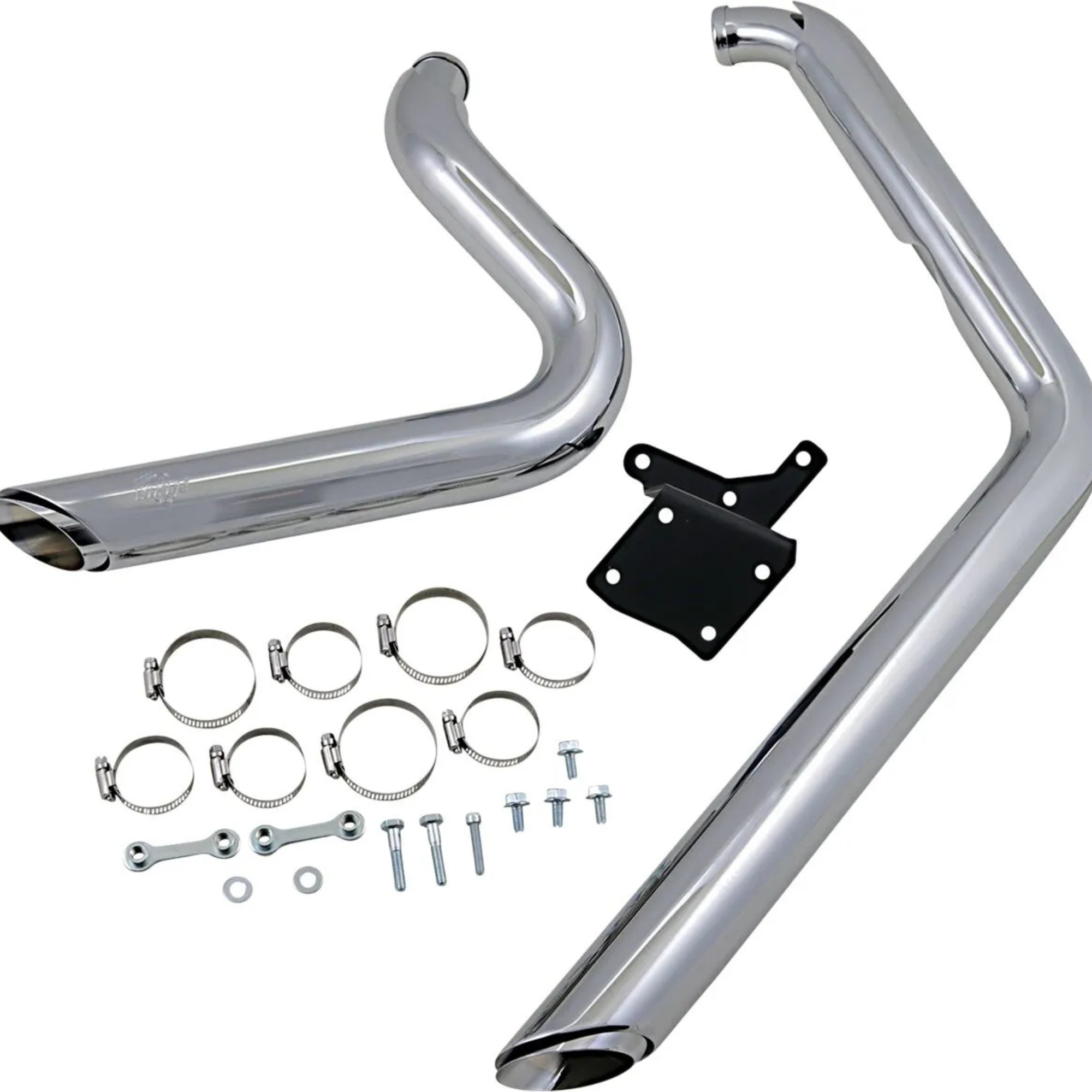 VANCE & HINES - Echappement 2 en 2 Shortshots Staggered - Dyna 91-05 - Chrome