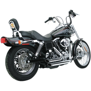 VANCE & HINES - Echappement 2 en 2 Shortshots Staggered - Dyna 91-05 - Chrome