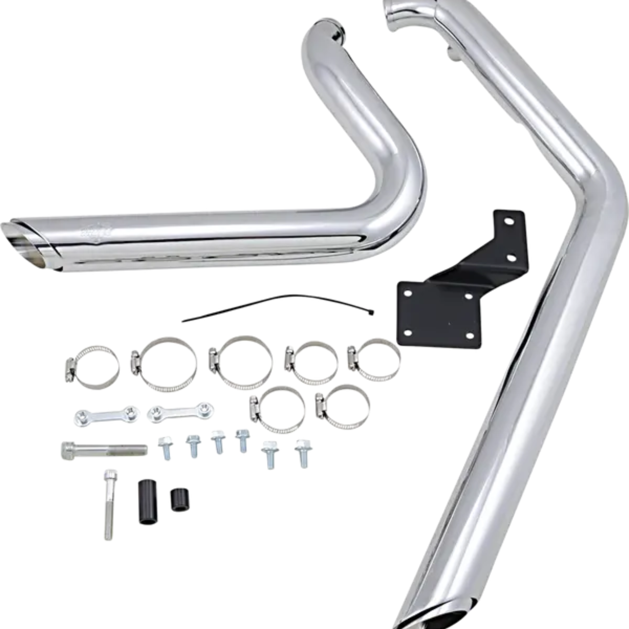 VANCE & HINES - Echappement 2 en 2 Shortshots Staggered - Softail 86-09 - Chrome