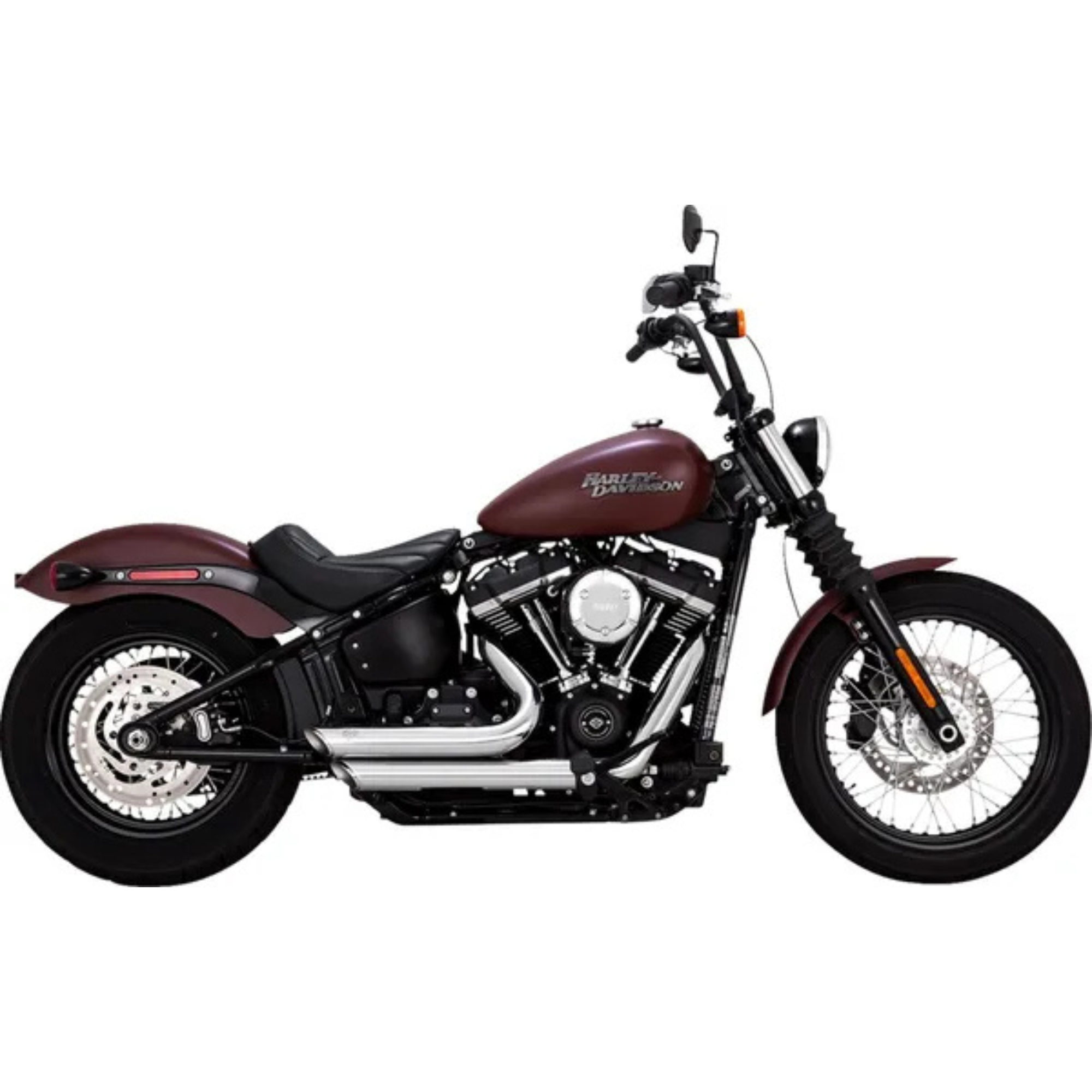 VANCE & HINES - Echappement 2 en 2 Shortshots Staggered PCX - 18-24 - Chrome ou Noir
