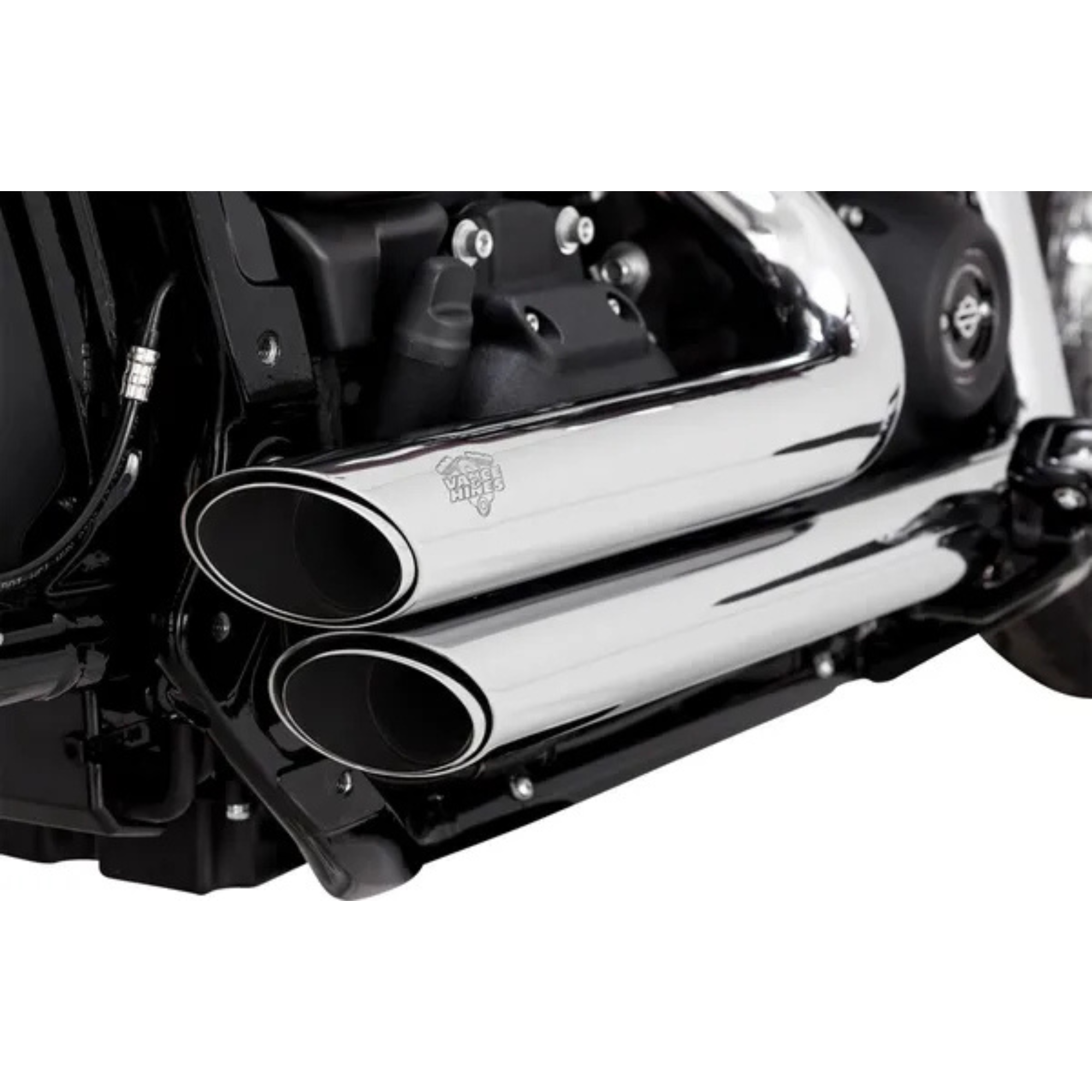 VANCE & HINES - Echappement 2 en 2 Shortshots Staggered PCX - 18-24 - Chrome ou Noir