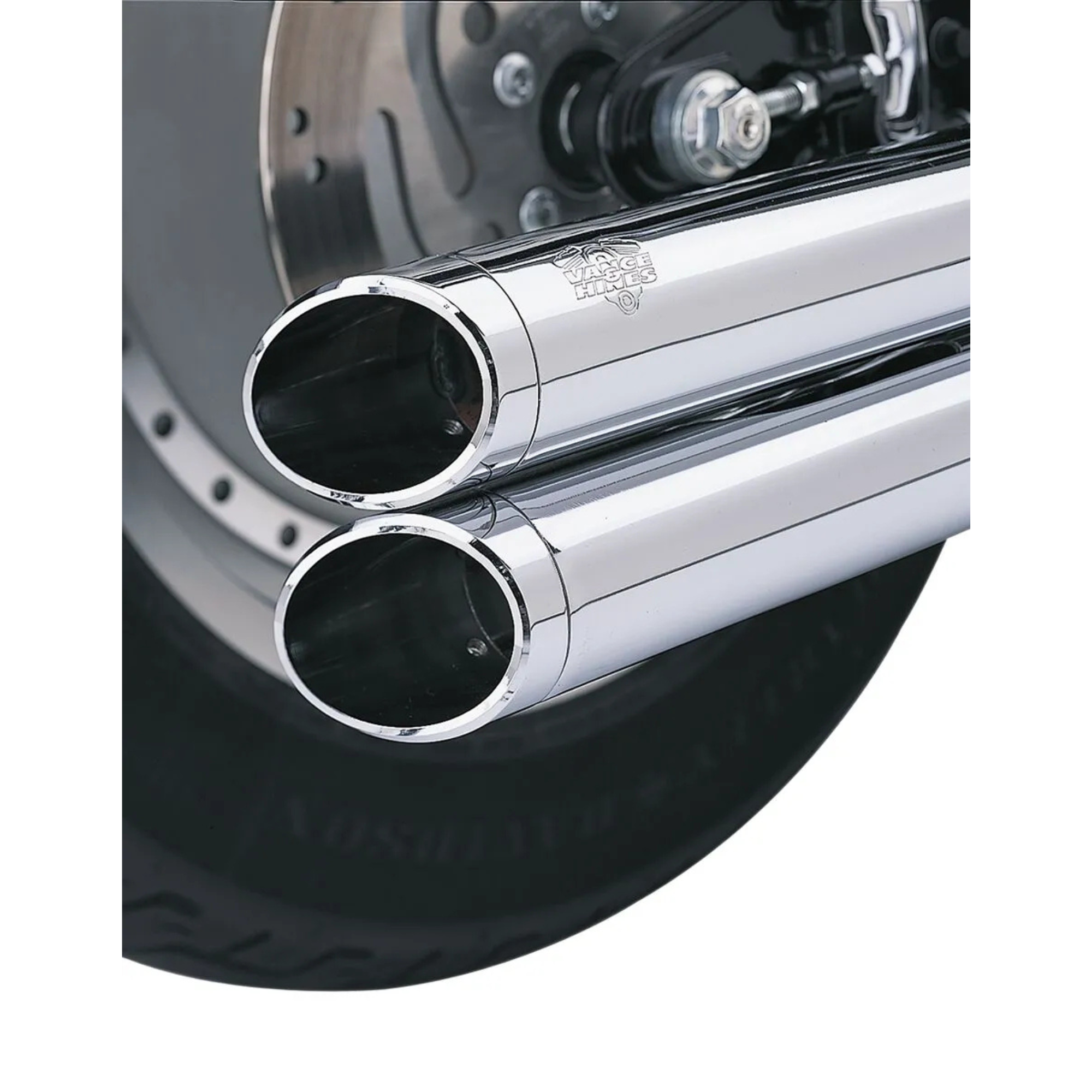 VANCE & HINES - Embouts pour systèmes d'échappement Big Shots/Slash cut - Softail 86-02
