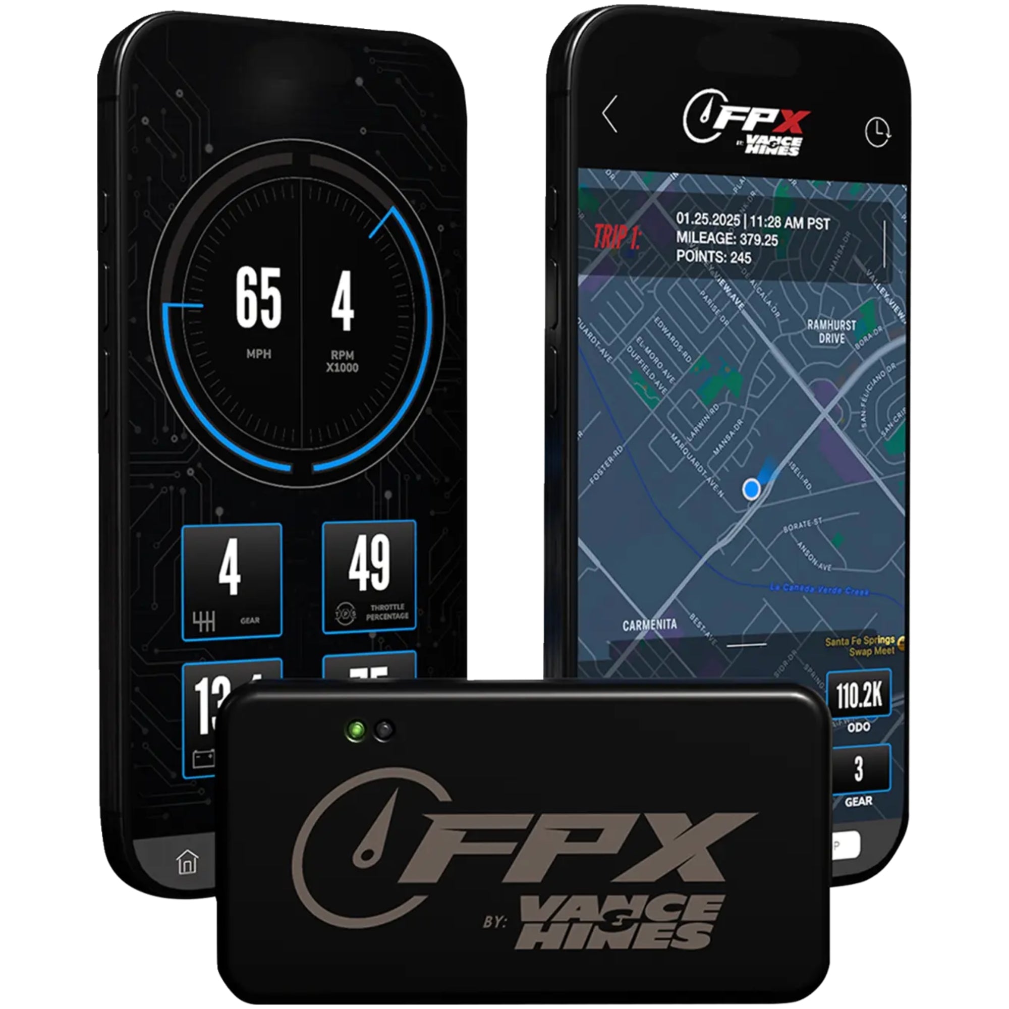 VANCE & HINES - Fuelpak X Cartographie Moteur  - Prise 4 broches - Dyna/Softail/Touring/Sportster 07-13
