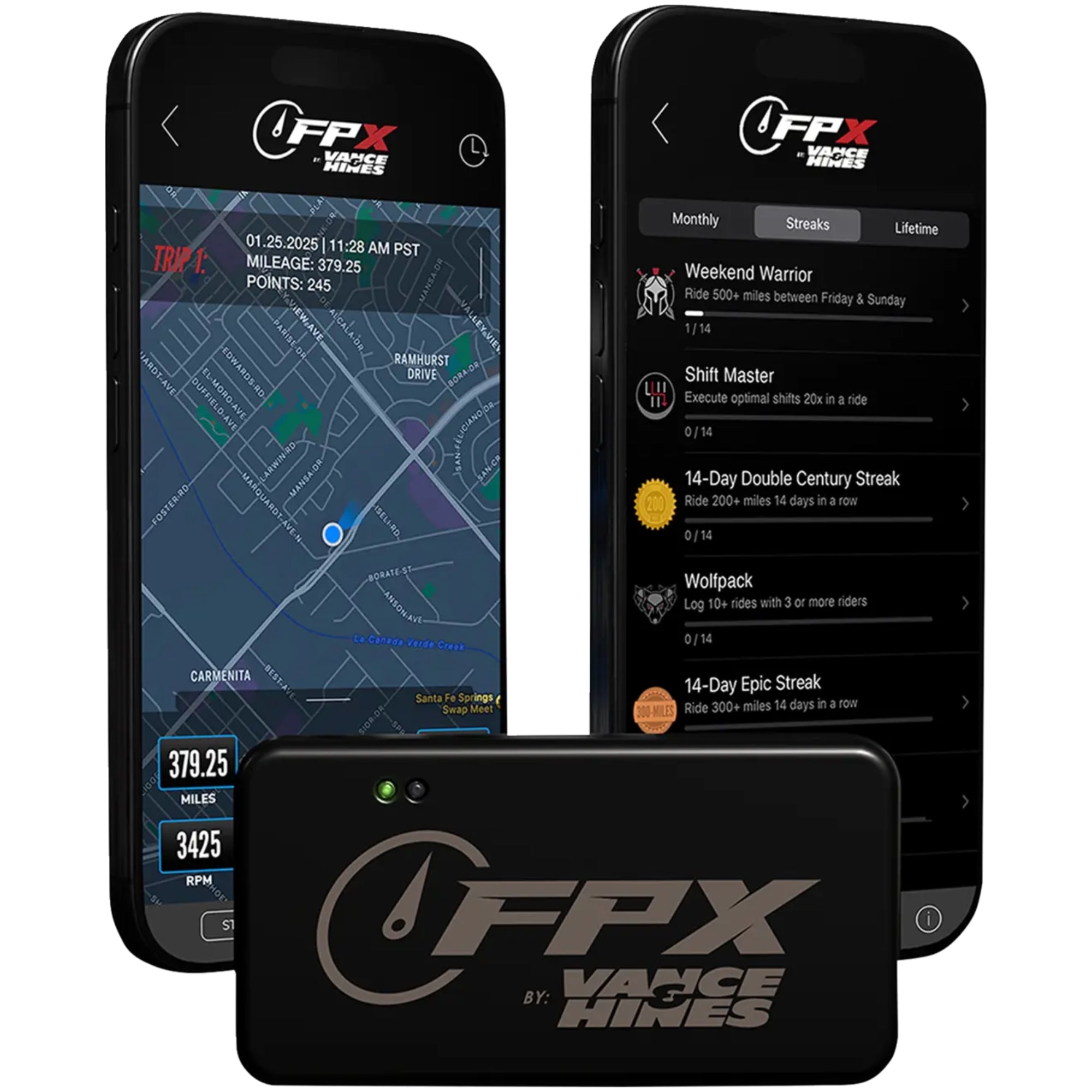VANCE & HINES - Fuelpak X Cartographie Moteur - Compatible CAN Bus - Softail/Touring/Pan America 21-24 (25/26)*